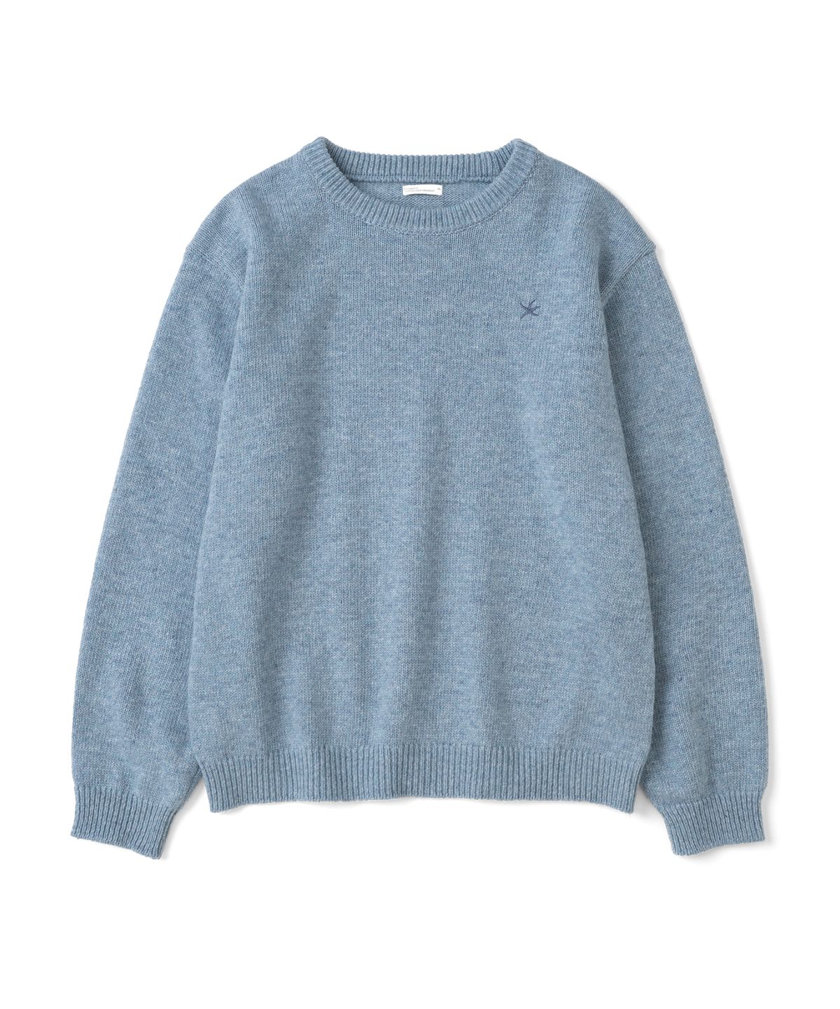 더콜디스트모먼트(THECOLDESTMOMENT) TCM starfish mini logo multi knit (dusty blue)