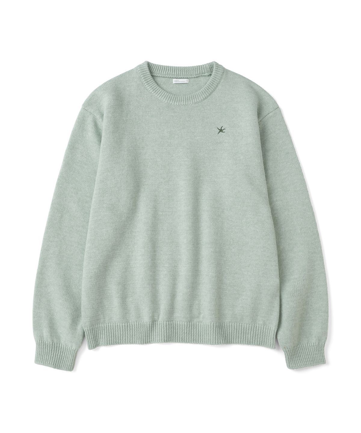 더콜디스트모먼트(THECOLDESTMOMENT) TCM starfish mini logo multi knit (light green)