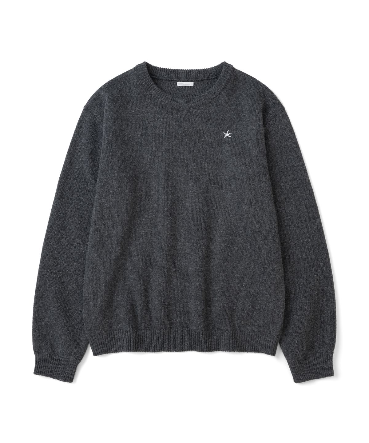 더콜디스트모먼트(THECOLDESTMOMENT) TCM starfish mini logo multi knit (charcoal)