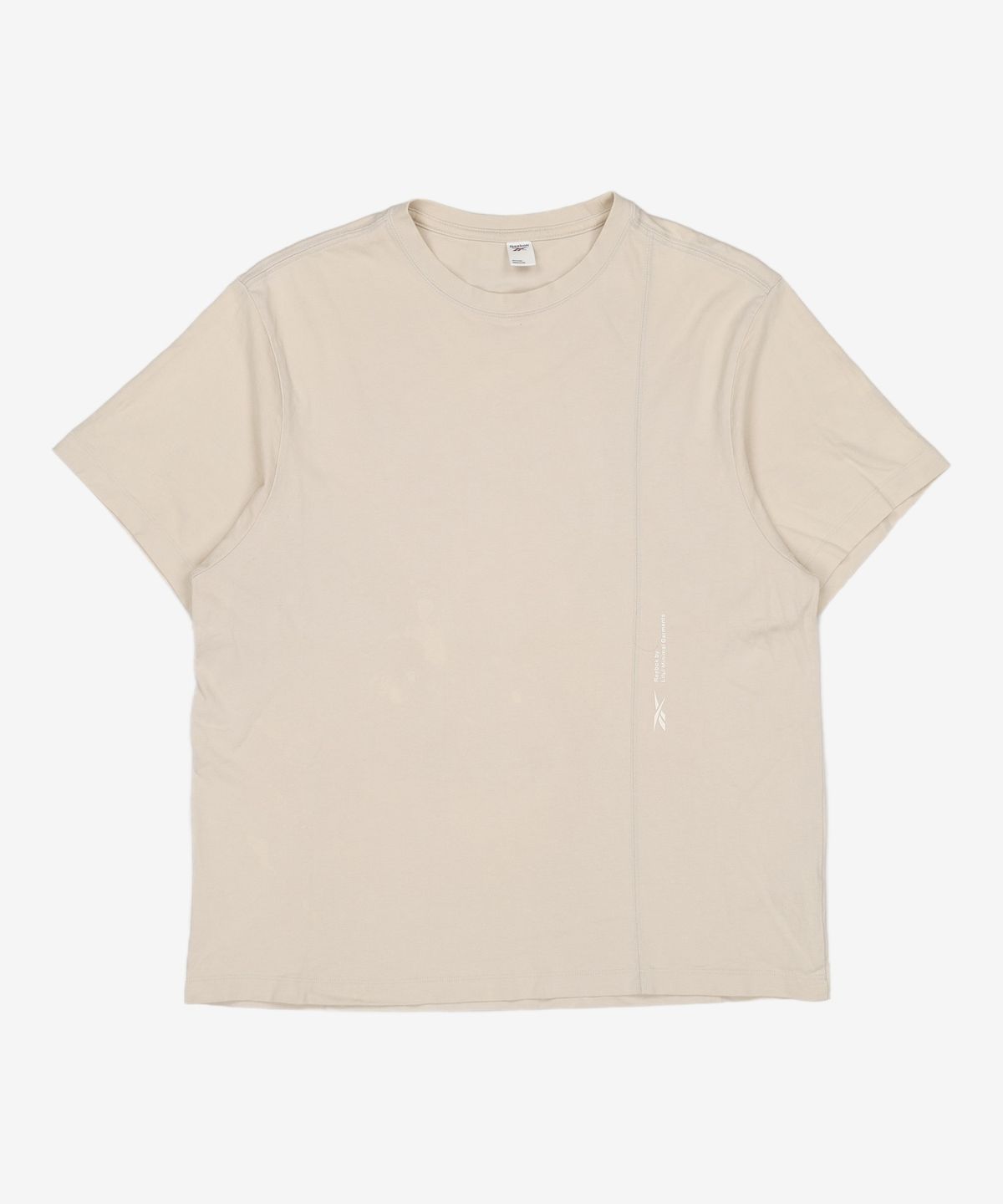 리복(REEBOK) 리복 X 라이풀 로고 반팔티 - 샌드스톤 / GU3734 L
