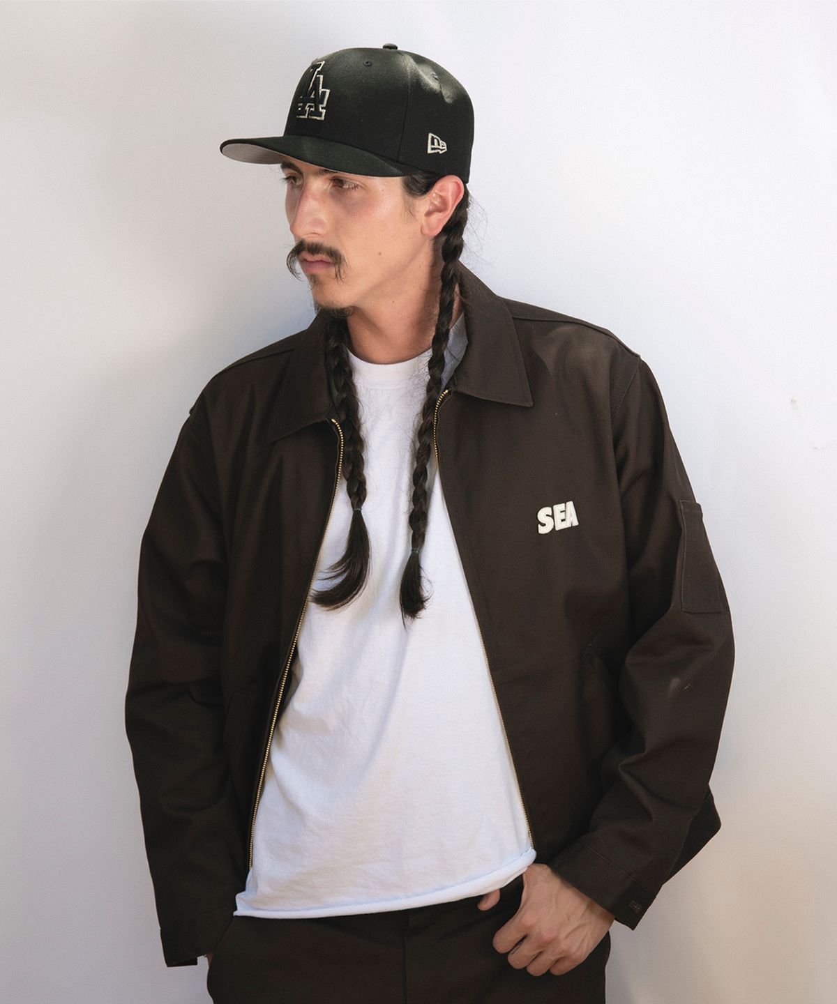 디키즈(DICKIES) 디키즈 x WDS 아이젠하워 재킷 Dark Brown