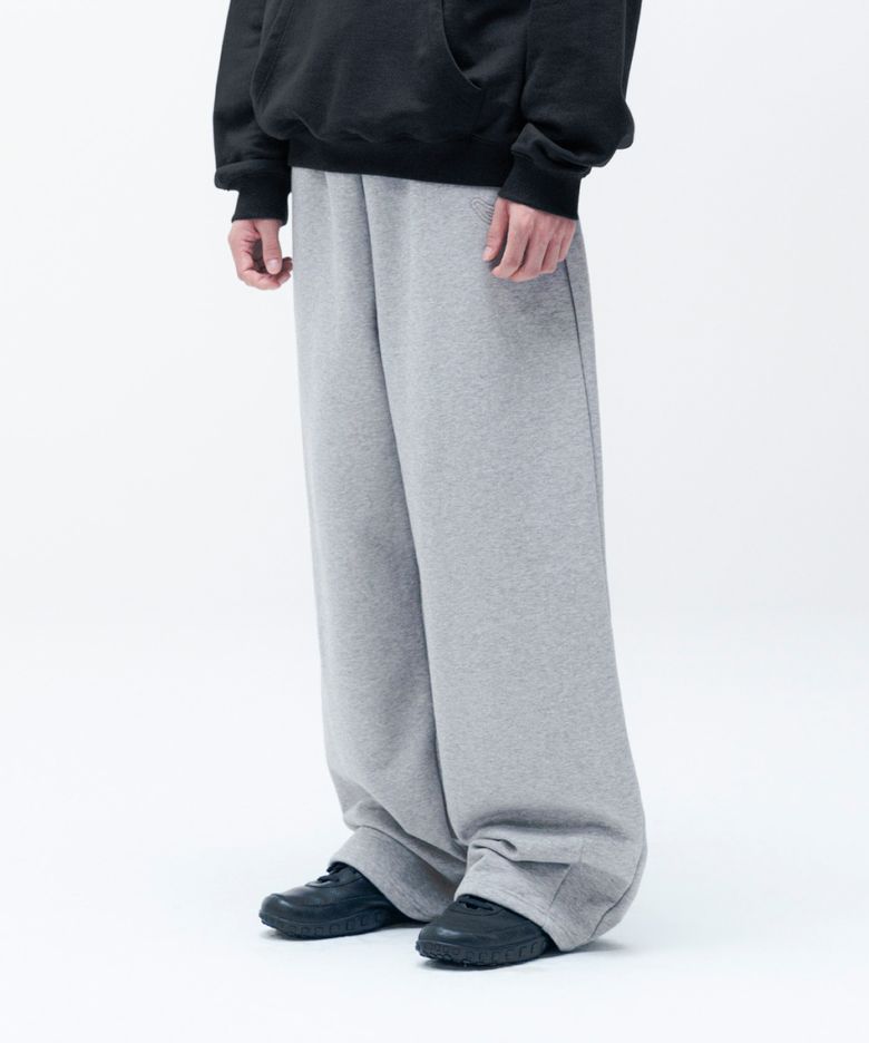 TCM layered sweatpants (melange grey)