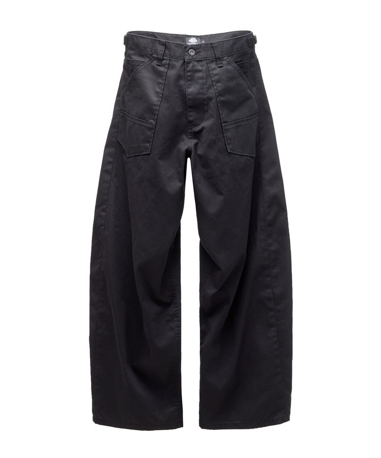 디키즈 x 해칭룸 Wide Curve Carpenter Pants Black