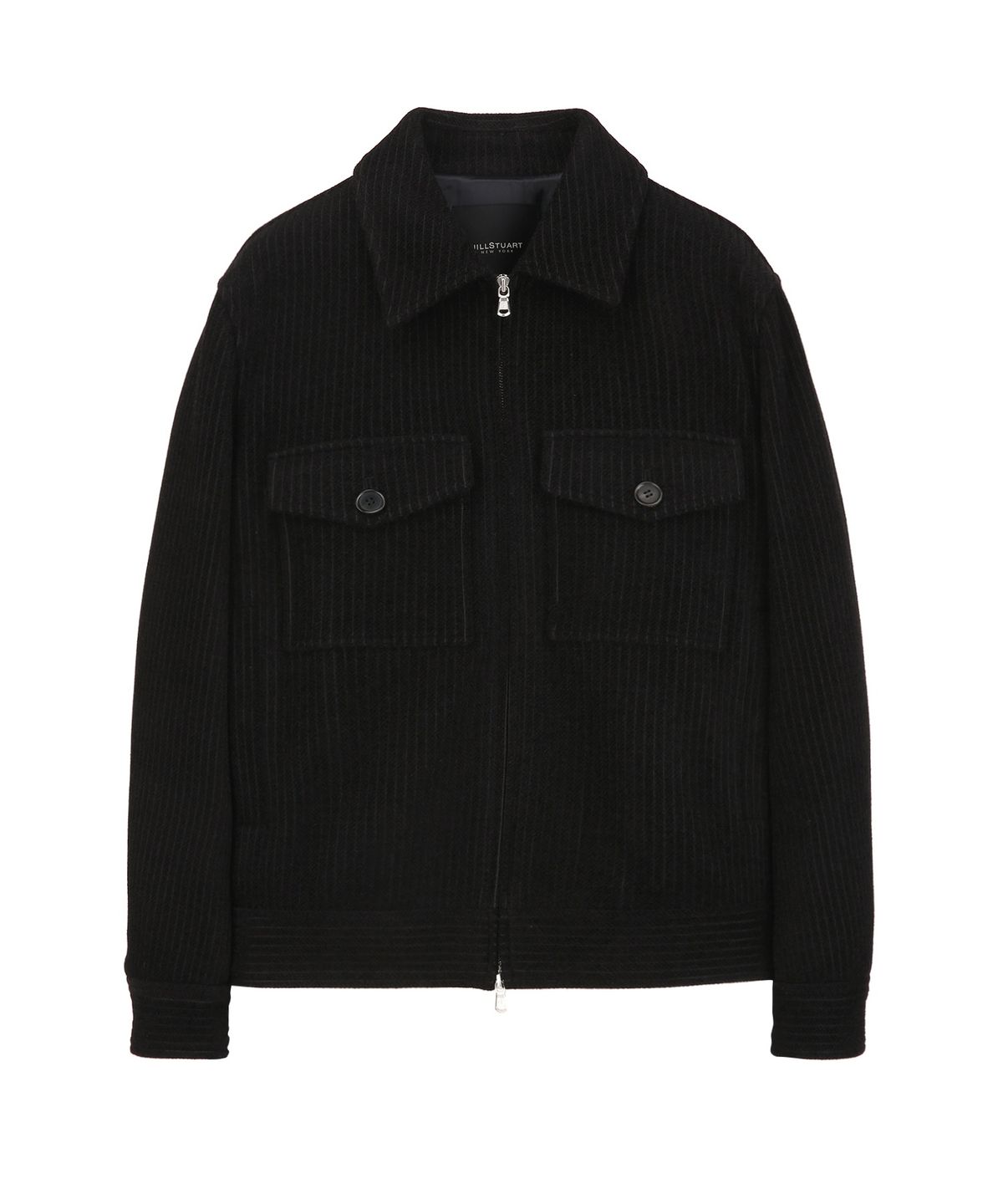 질스튜어트뉴욕 맨(JILLSTUART NEWYORK MEN) 벨벳 코듀로이 셋업 트러커 - 블랙 (JNJU6D207BK)