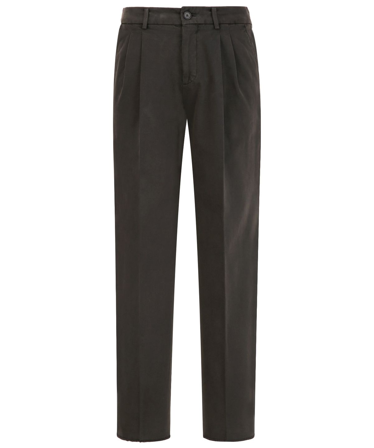 질스튜어트뉴욕 맨(JILLSTUART NEWYORK MEN) [TAPERED FIT]  가먼트다잉 스트링 코튼 팬츠 - 다크그레이 (JNPA6D102G3)