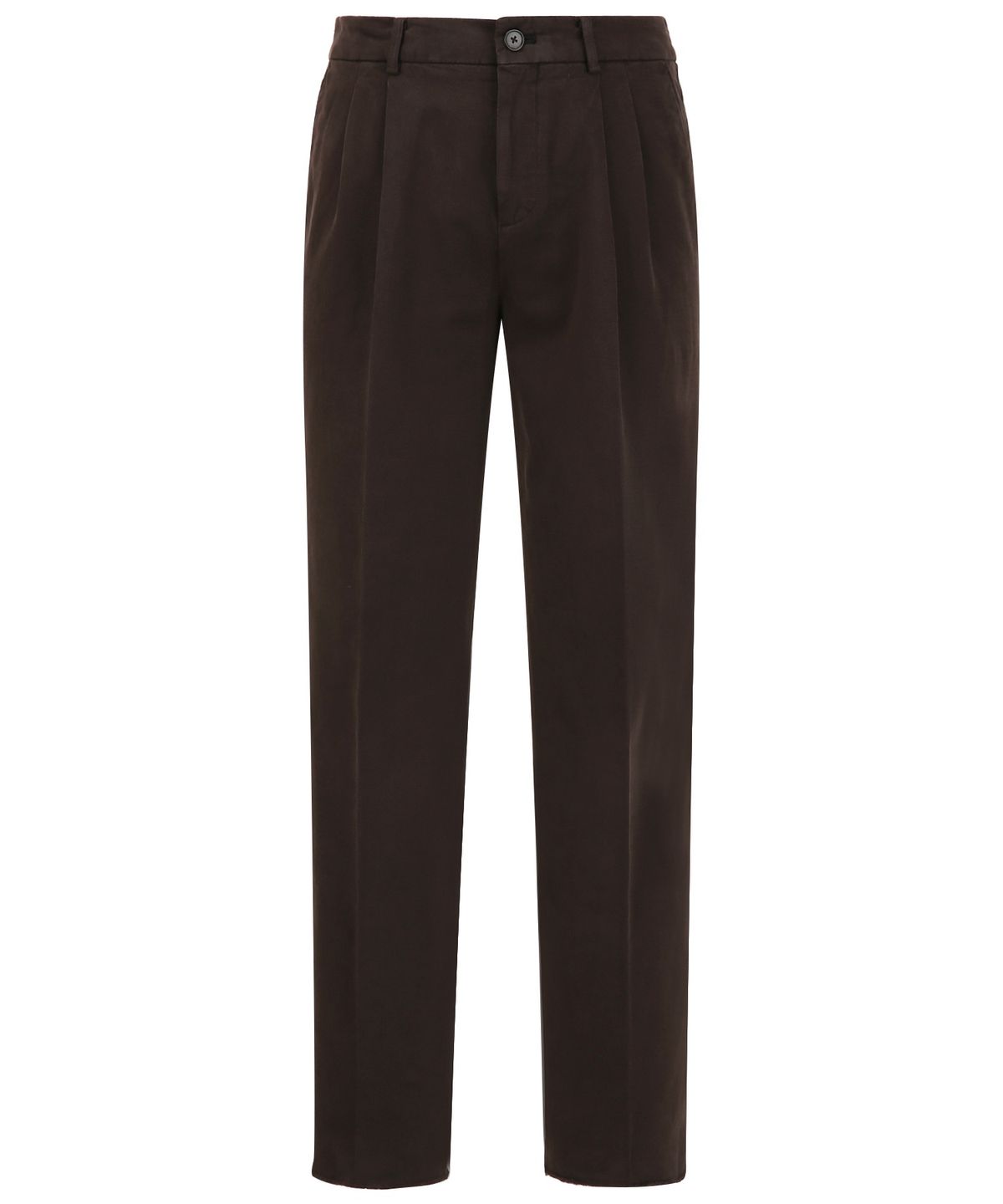 질스튜어트뉴욕 맨(JILLSTUART NEWYORK MEN) [TAPERED FIT]  가먼트다잉 스트링 코튼 팬츠 - 다크브라운 (JNPA6D102W3)