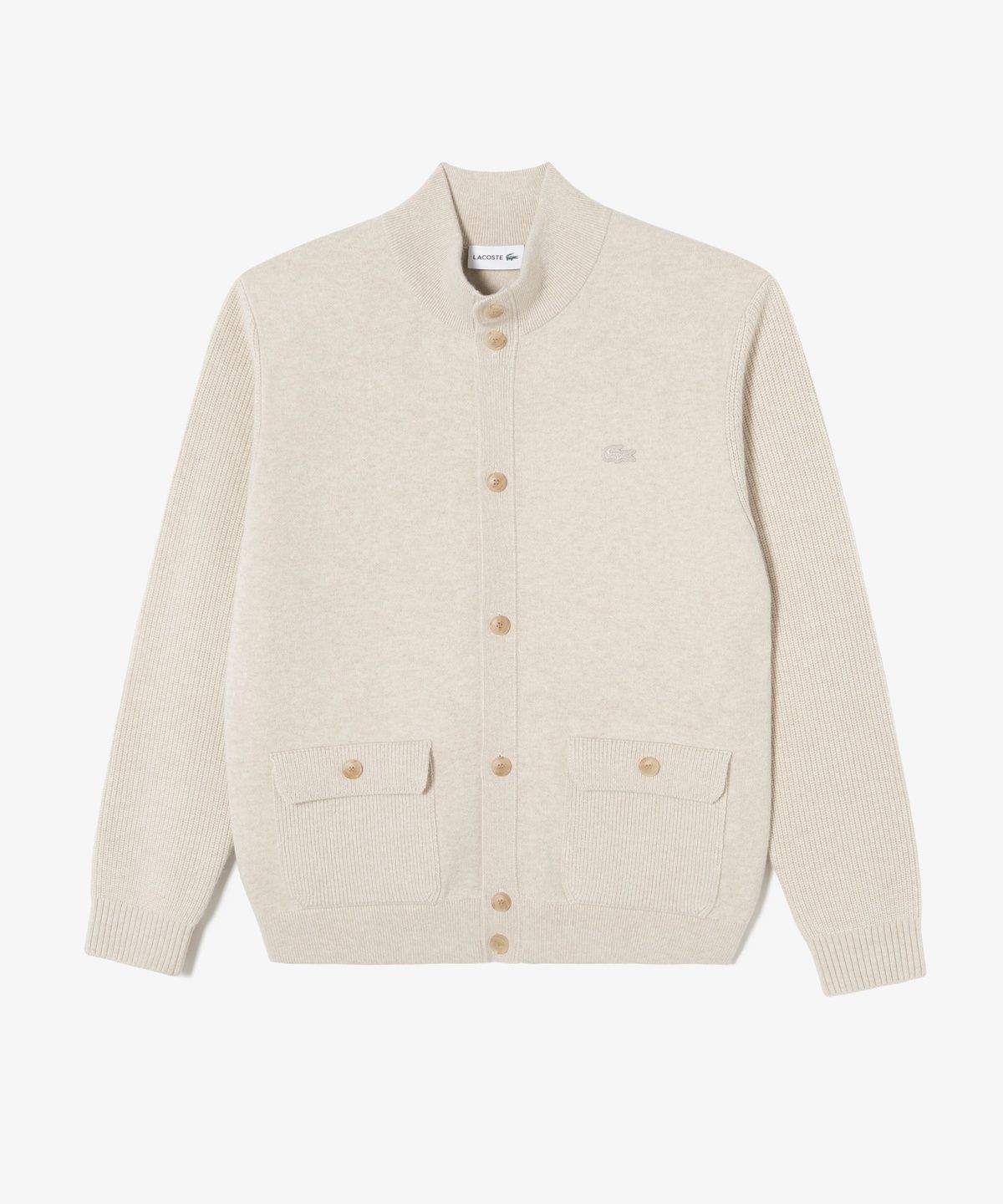 라코스테(LACOSTE) 남성 버튼 하이넥 니트 자켓 AH192E-56N I18