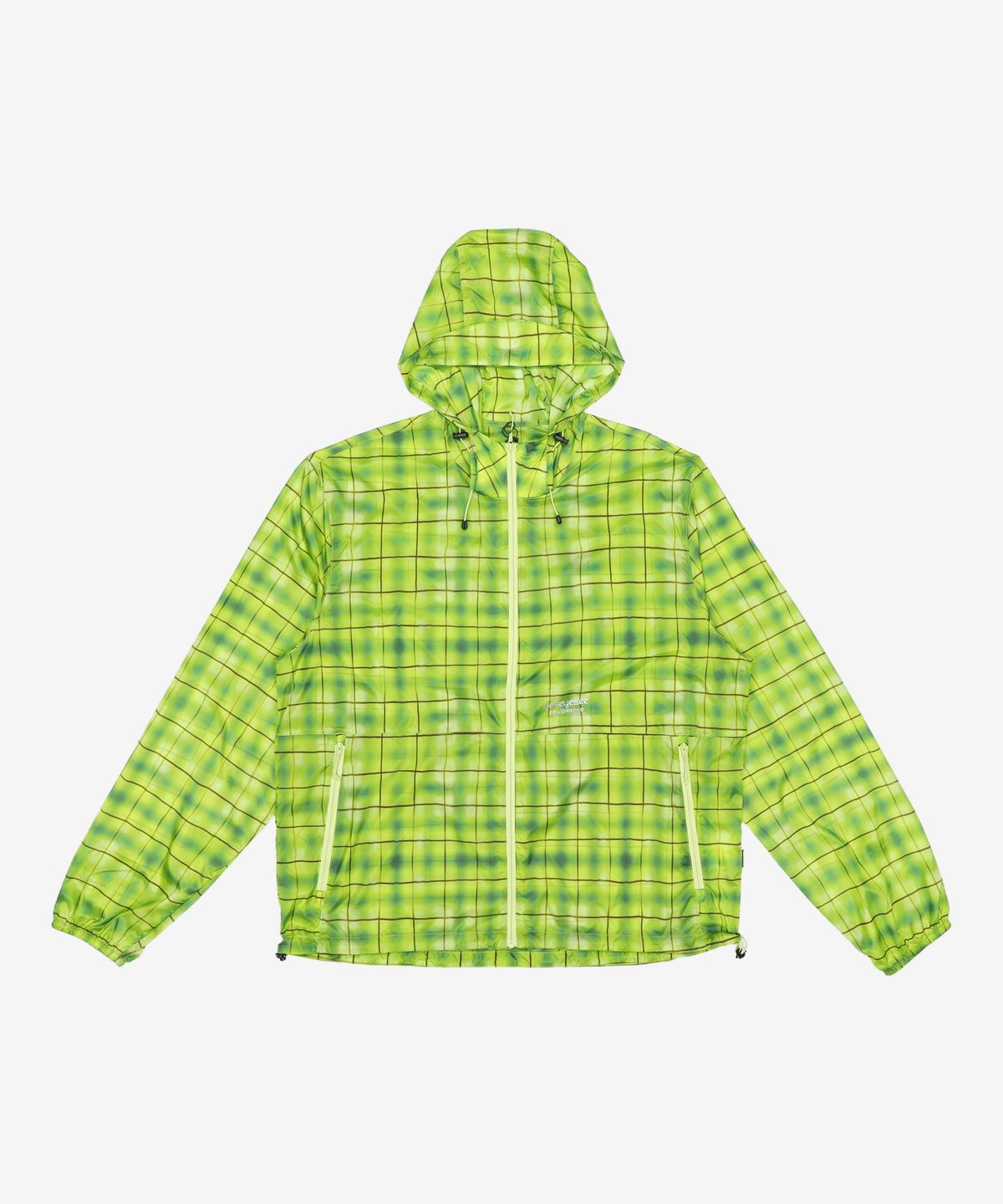 예스아이씨(YESEYESEE) Breeze Windbreaker Green Check L