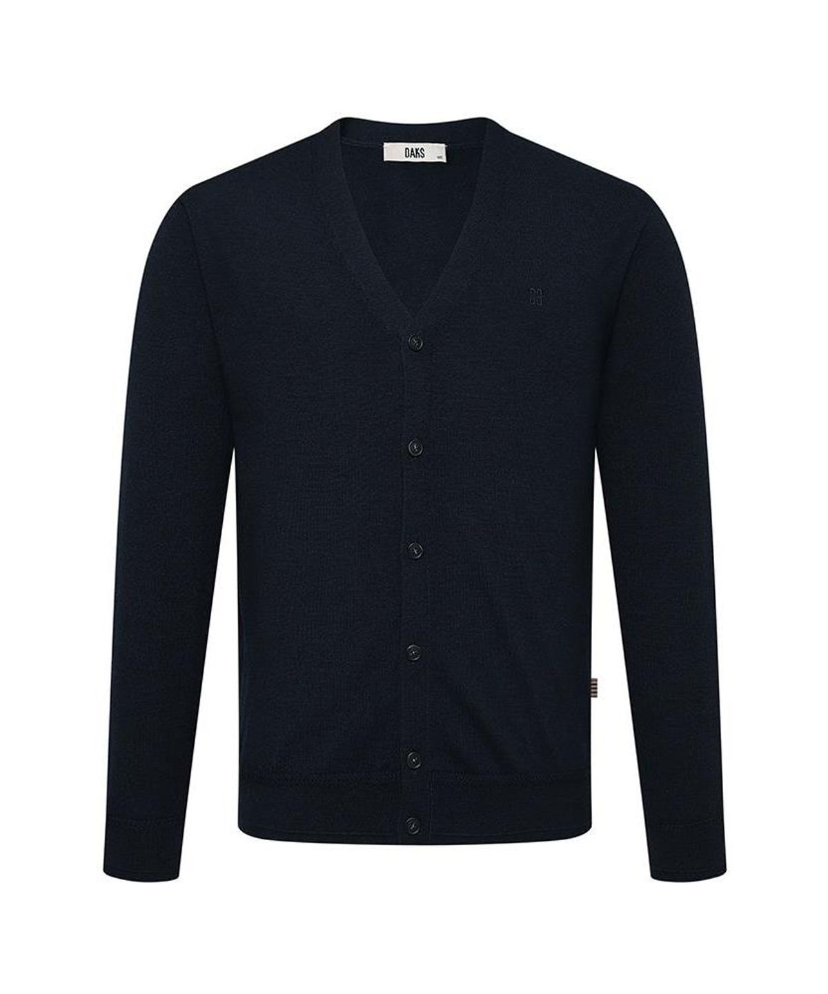 닥스셔츠(DAKS SHIRTS) 울100 워셔블 가디건 레귤러핏 네이비_DMA1SWCD150N1