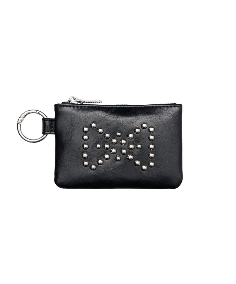 NEW RIBBON WALLET POUCH BLACK