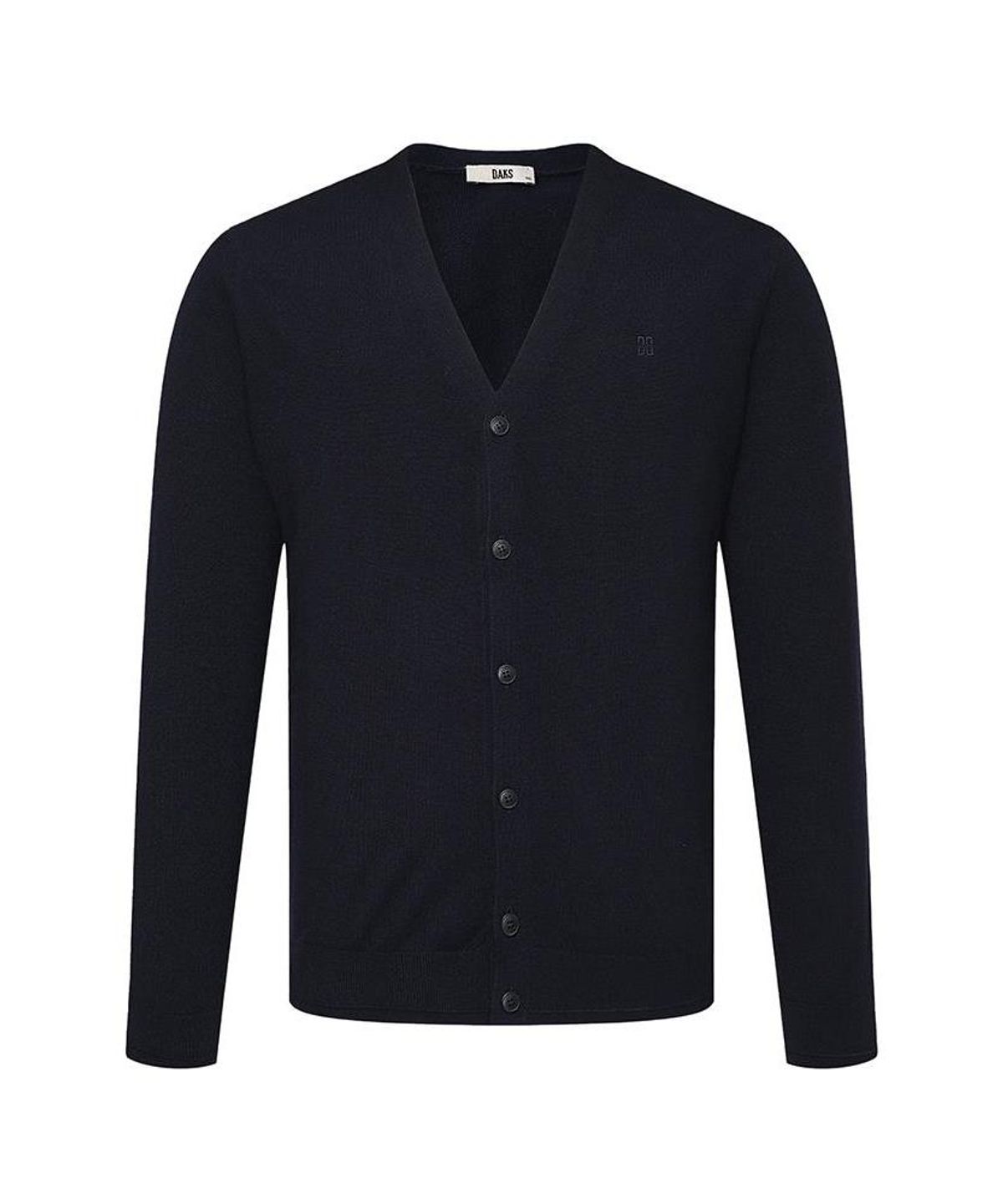닥스셔츠(DAKS SHIRTS) 울100 가디건 레귤러핏 네이비_DLW3SWCD451N1