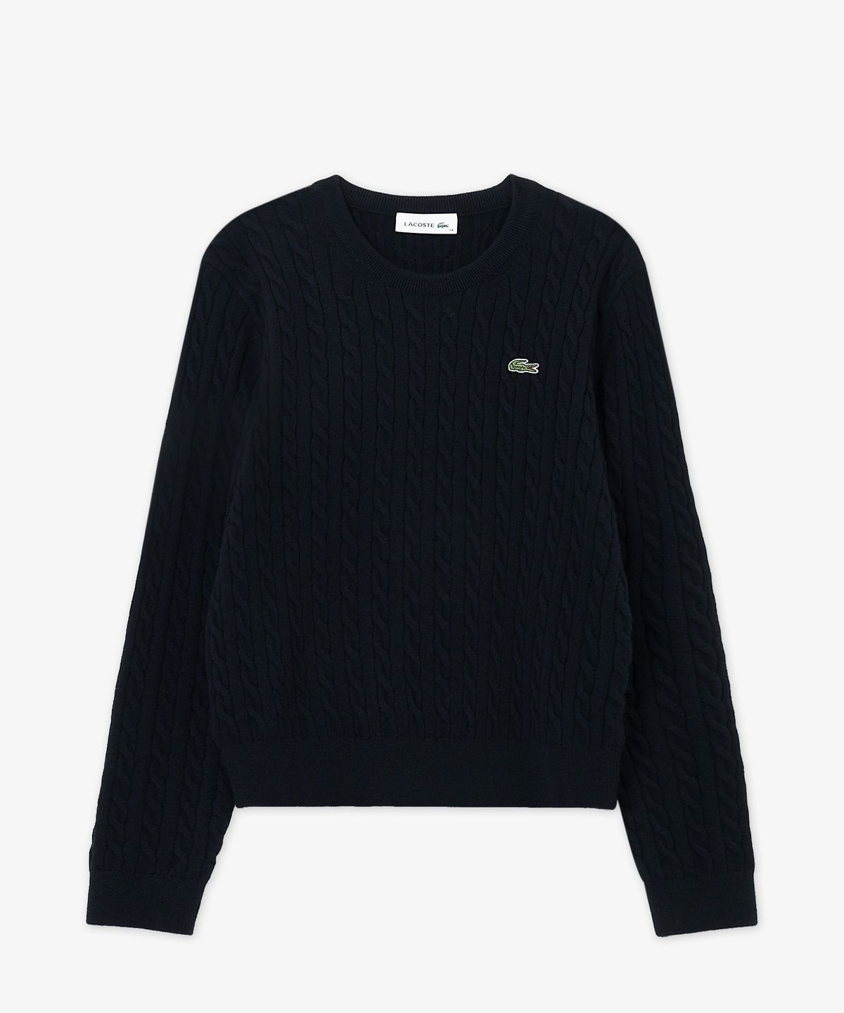 라코스테(LACOSTE) 여성 케이블 크루넥 스웨터 AF183E-56N HDE