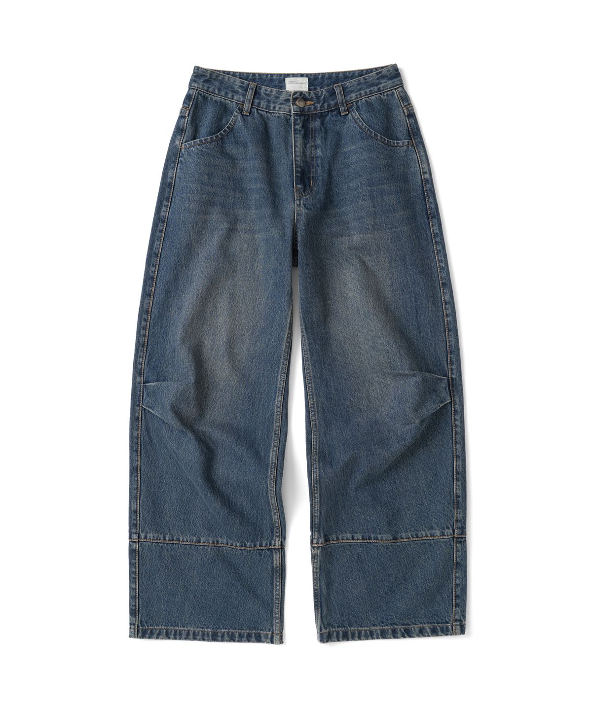 더콜디스트모먼트(THECOLDESTMOMENT) TCM stitch denim pants (blue)