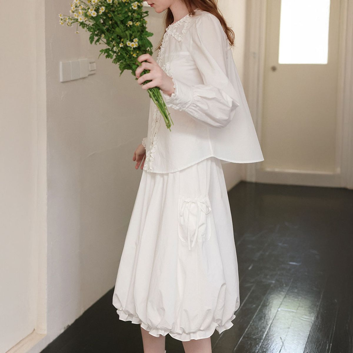 쎄무아듀(CEST MOIDEW) Cest_Cotton pocket balloon skirt