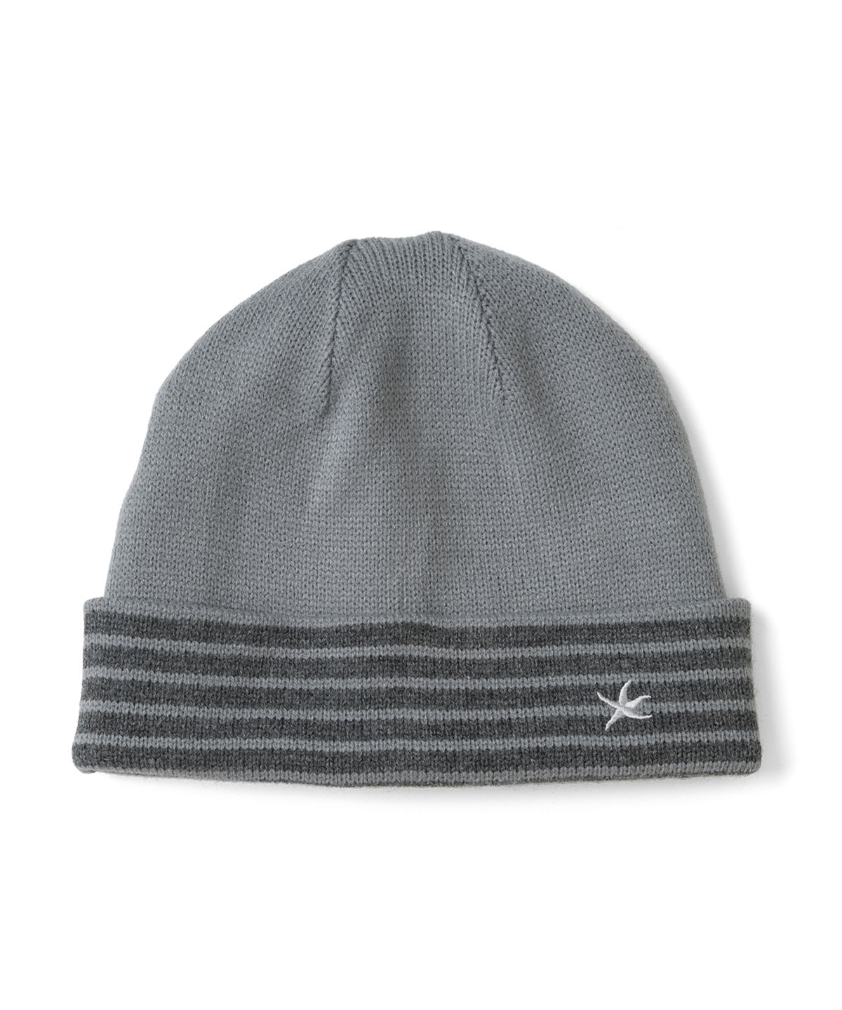 더콜디스트모먼트(THECOLDESTMOMENT) TCM reversible stripe beanie (grey)