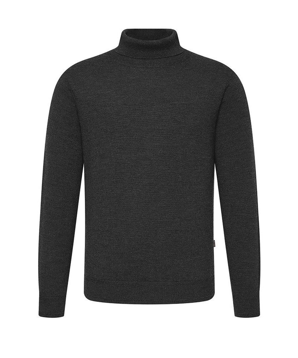 닥스셔츠(DAKS SHIRTS) 울100 워셔블 풀 터틀넥니트 레귤러핏 차콜 그레이_DMW1SWTN151CG