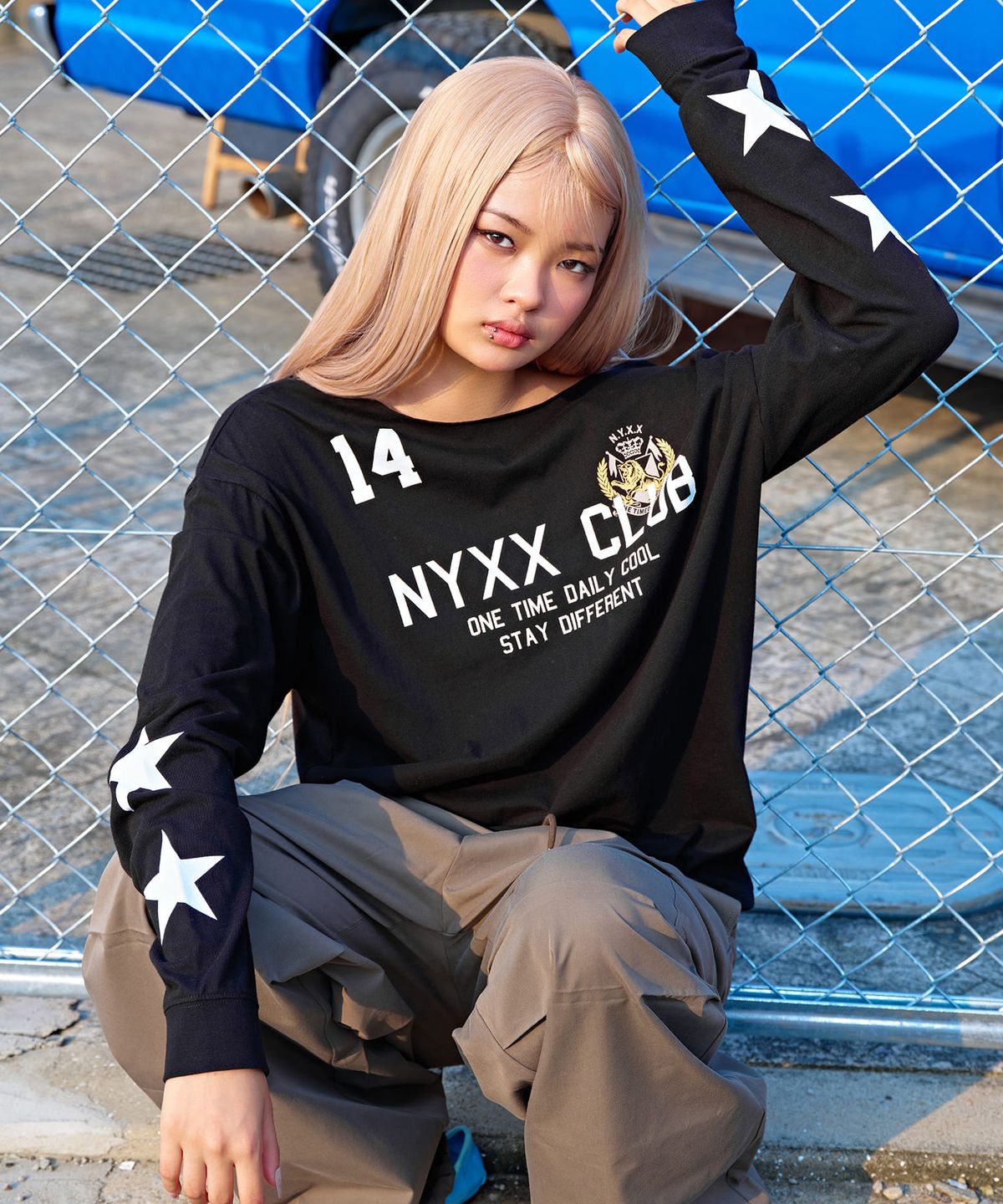 엔와이엑스엑스(NYXX) NYXX CLUB L/S BLACK