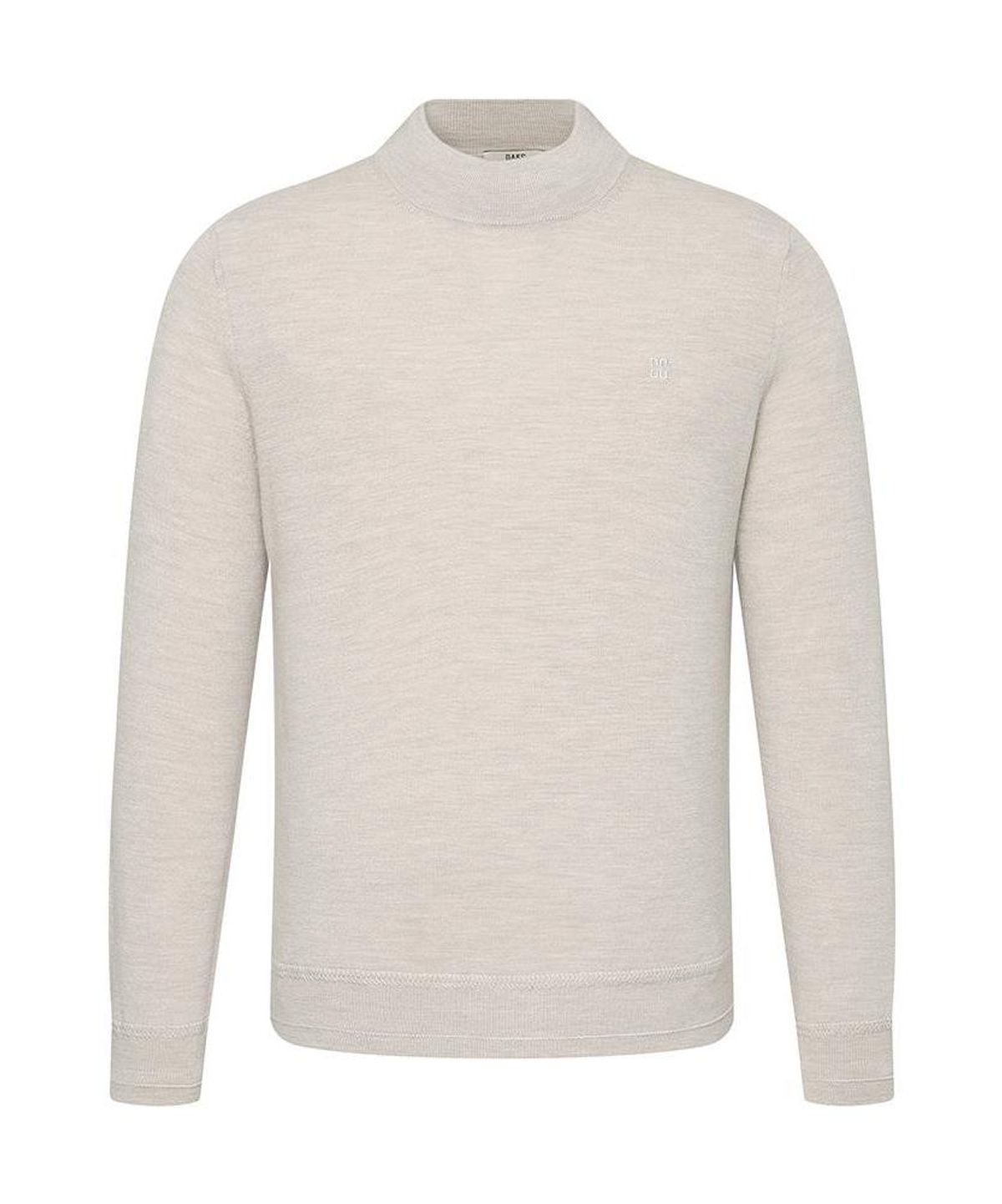 닥스셔츠(DAKS SHIRTS) 울100 워셔블 하프 터틀넥니트 레귤러핏 베이지_DMW1SWTN150I1