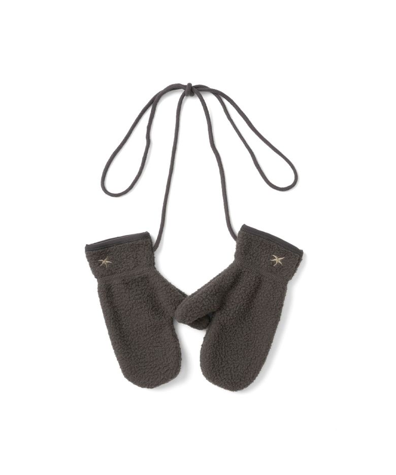 TCM fleece mittens (brown)