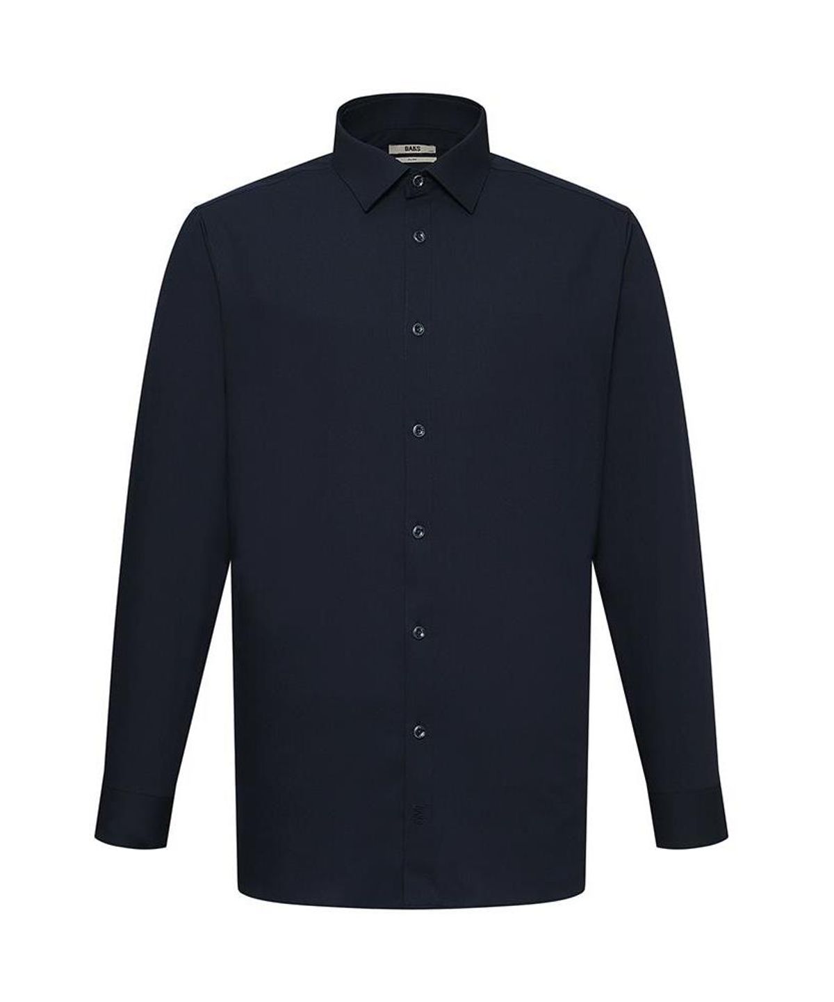 닥스셔츠(DAKS SHIRTS) 노케어 레이온혼방 솔리드셔츠 슬림핏 네이비_DMA1SHDL305N1