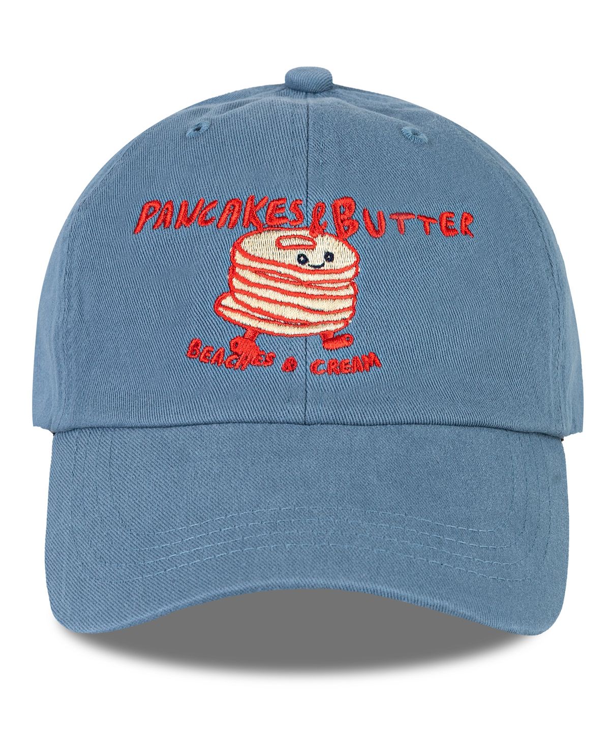 비치스앤 크림 키즈(BEACHESAND CREAM KIDS) 팬케익 버터 워싱 볼캡-스카이블루(Pancakes Butter Washing Ball cap)
