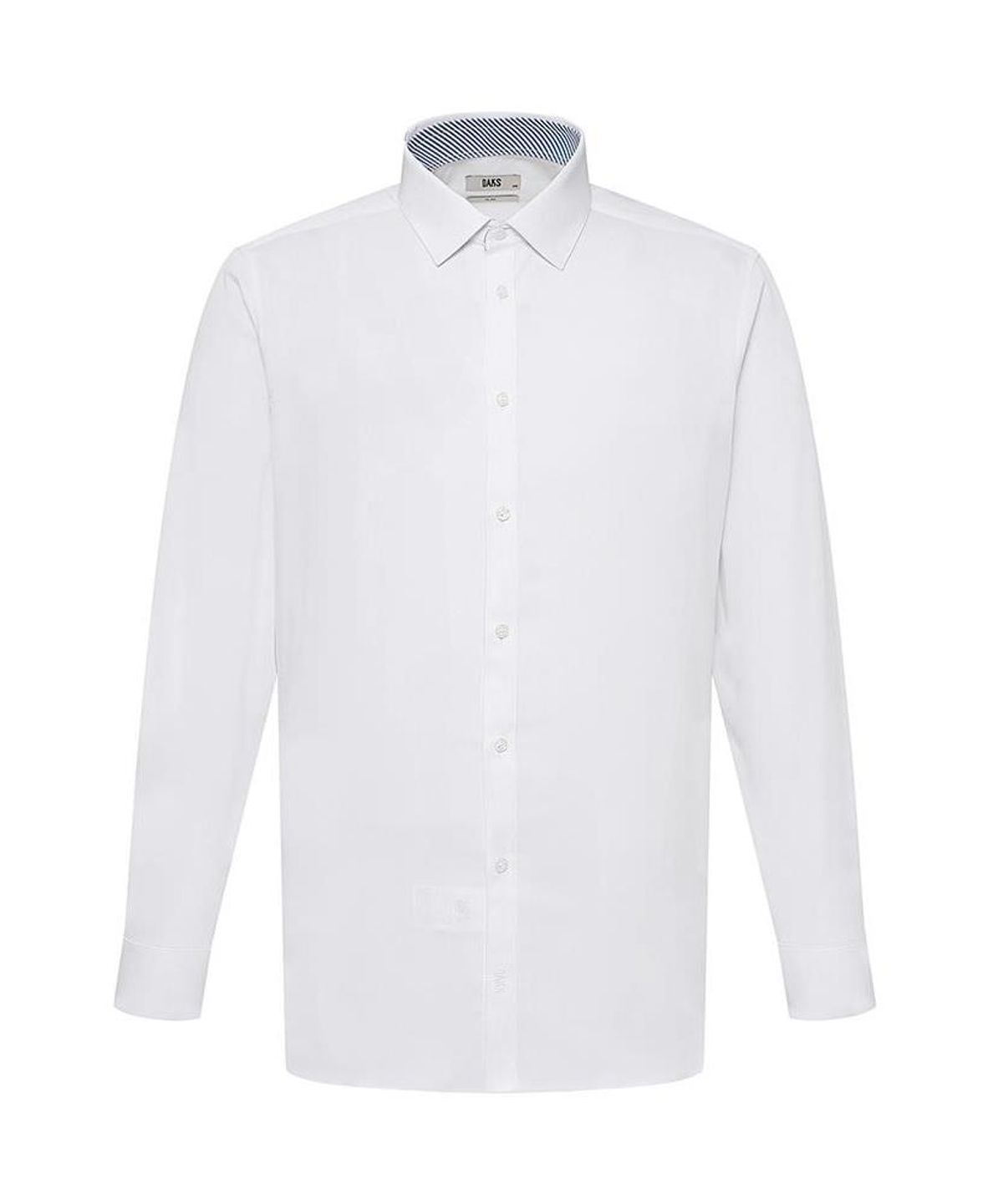닥스셔츠(DAKS SHIRTS) 노케어 레이온혼방 솔리드셔츠 슬림핏 화이트_DMA1SHDL311A1