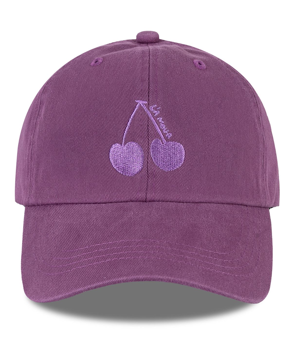 비치스앤 크림 키즈(BEACHESAND CREAM KIDS) 체리 워싱 볼캡-퍼플(Cherry Washing Ball cap)