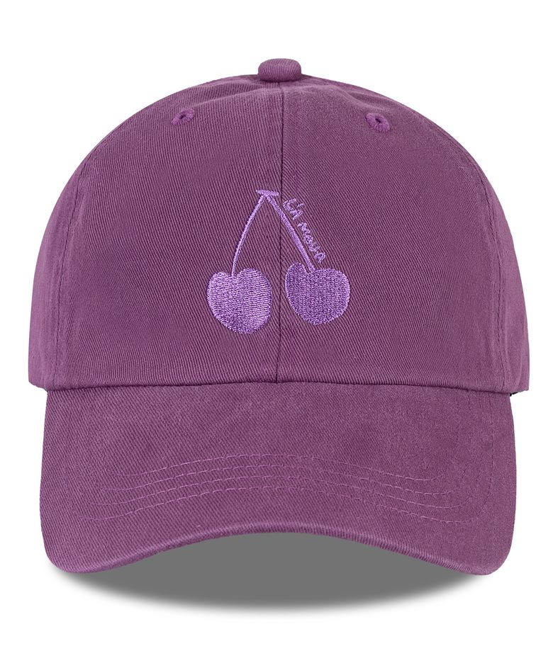 체리 워싱 볼캡-퍼플(Cherry Washing Ball cap)