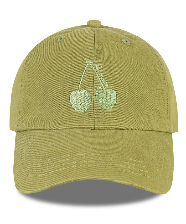 체리 워싱 볼캡-애플그린(Cherry Washing Ball cap)