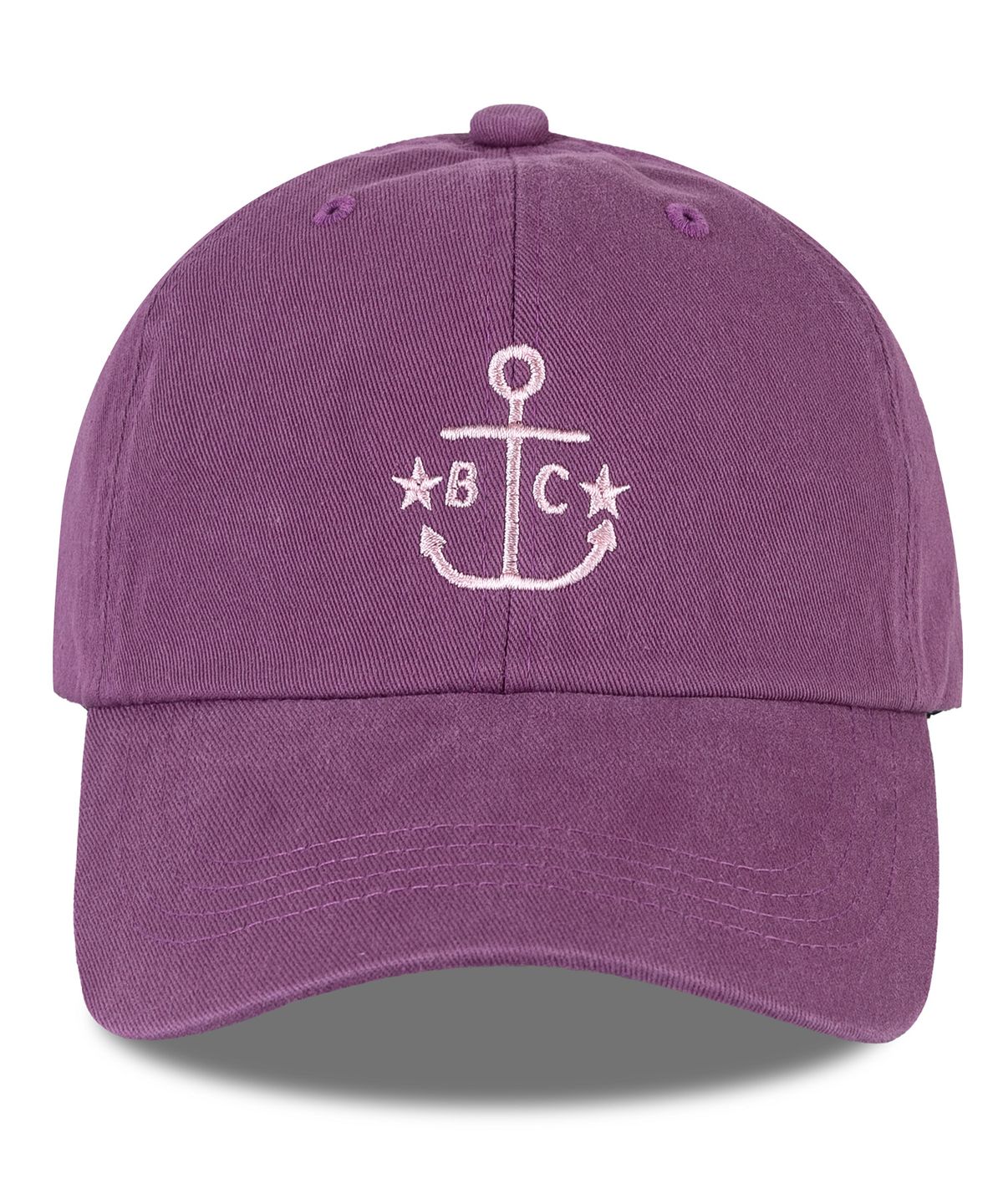 비치스앤 크림 키즈(BEACHESAND CREAM KIDS) 비씨 앵커 워싱 볼캡-퍼플(Anchor Washing Ball cap)