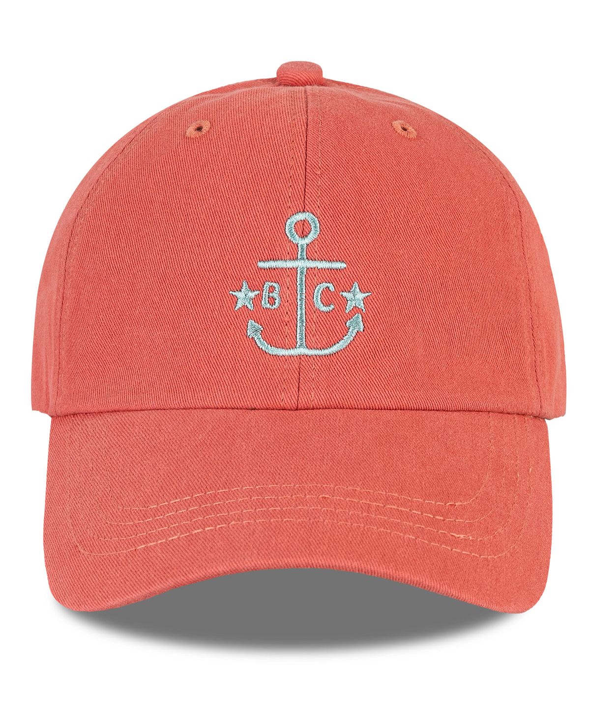 비치스앤 크림 키즈(BEACHESAND CREAM KIDS) 비씨 앵커 워싱 볼캡-코랄핑크(Anchor Washing Ball cap)