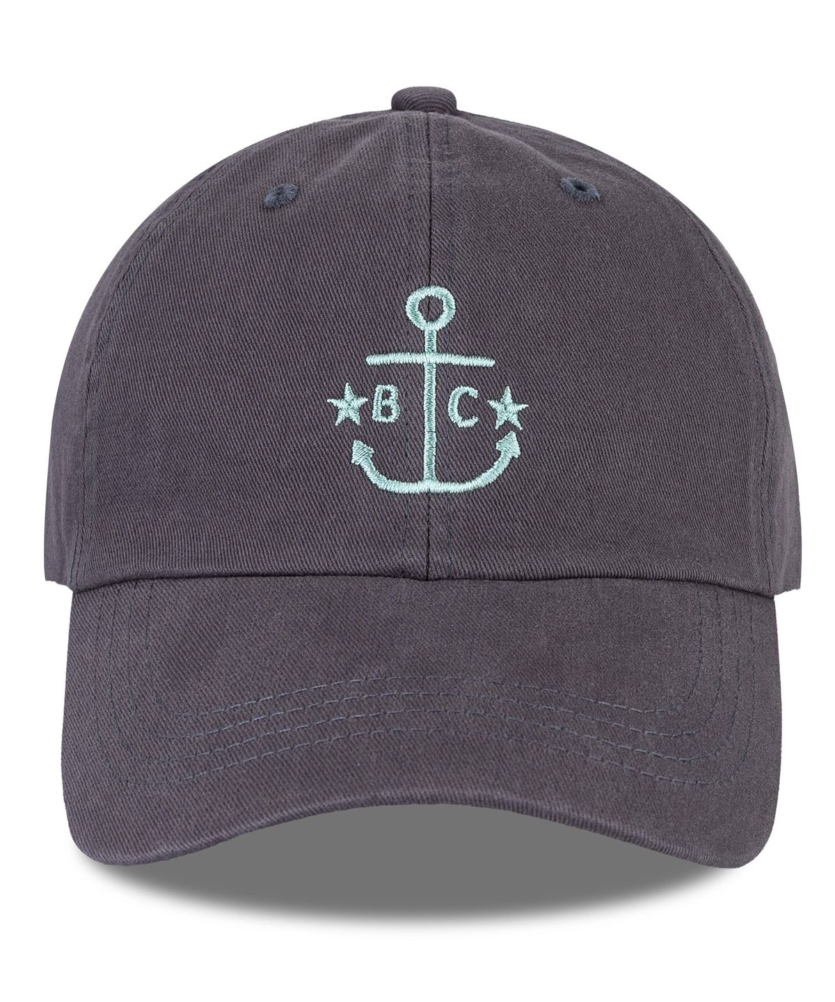 비치스앤 크림 키즈(BEACHESAND CREAM KIDS) 비씨 앵커 워싱 볼캡-차콜(Anchor Washing Ball cap)