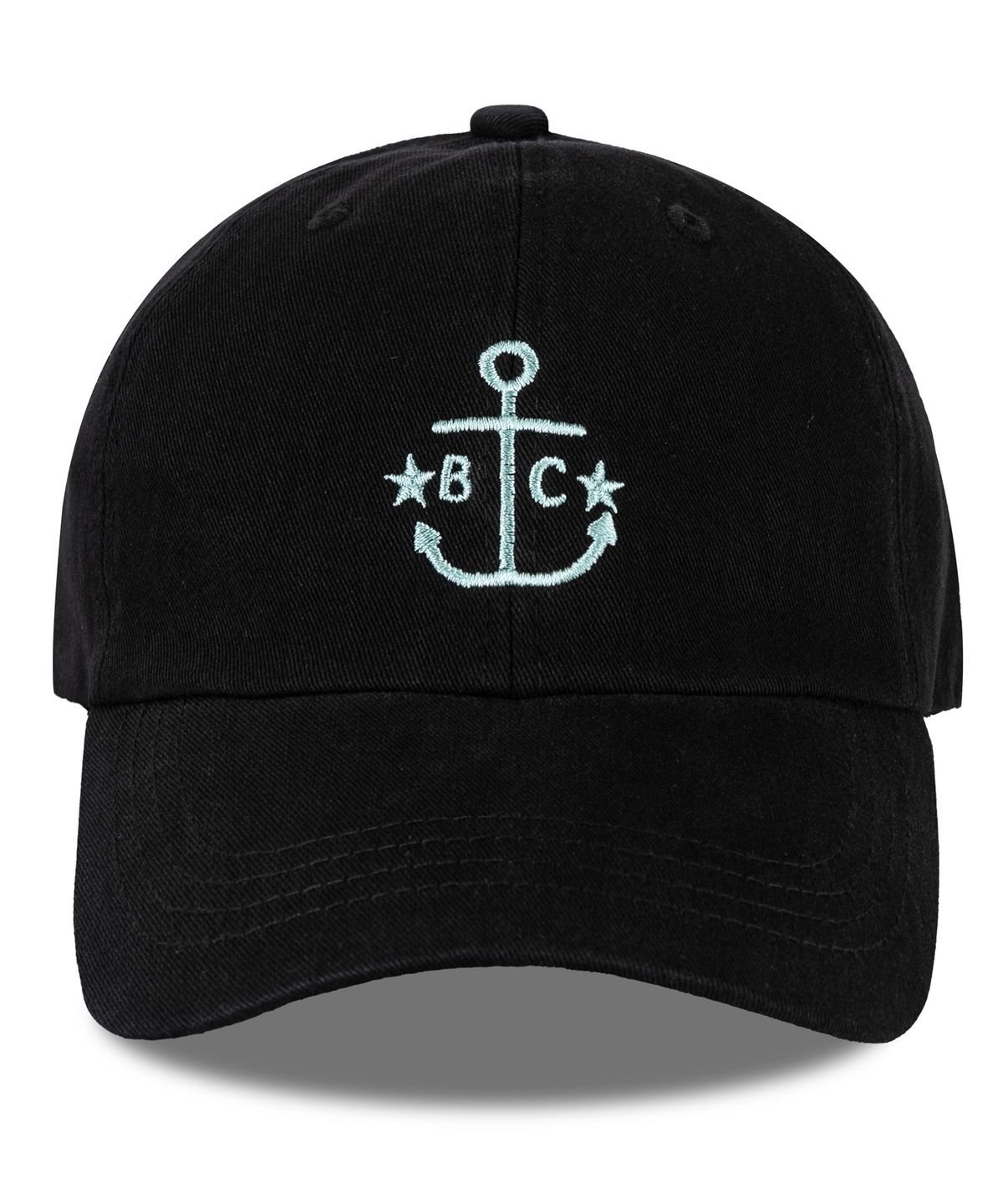 비치스앤 크림 키즈(BEACHESAND CREAM KIDS) 비씨 앵커 워싱 볼캡-블랙(Anchor Washing Ball cap)