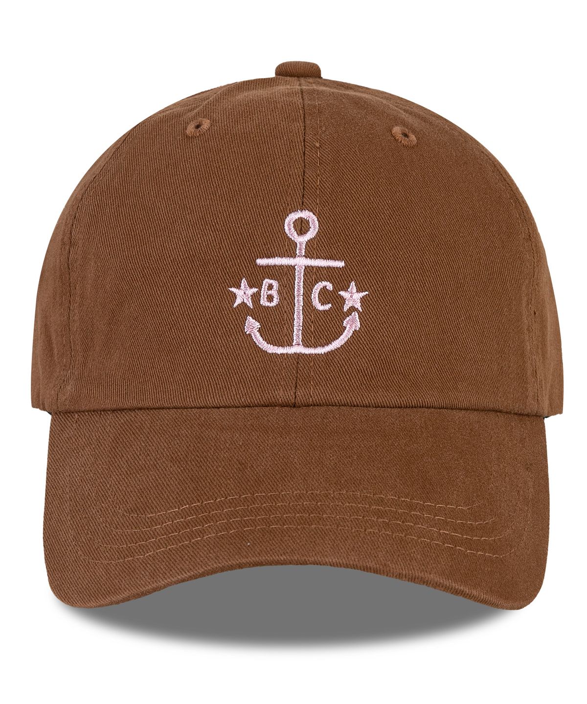 비치스앤 크림 키즈(BEACHESAND CREAM KIDS) 비씨 앵커 워싱 볼캡-브라운(Anchor Washing Ball cap)