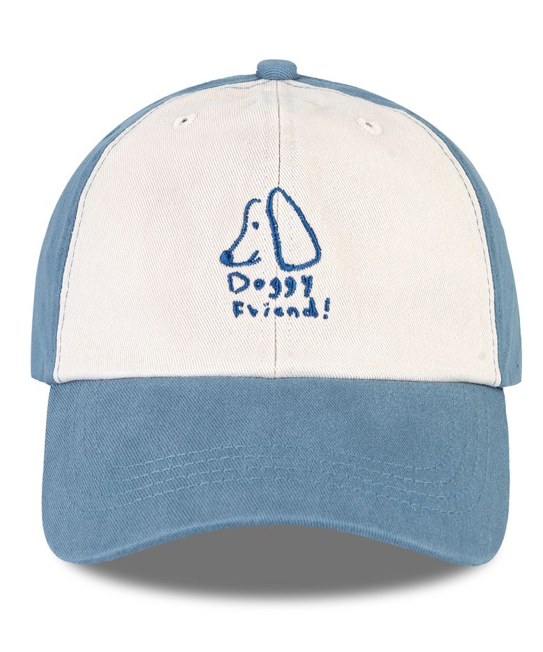 도기 투톤 배색 볼캡-스카이블루(Doggy shop Coloration two-tone Ball cap)