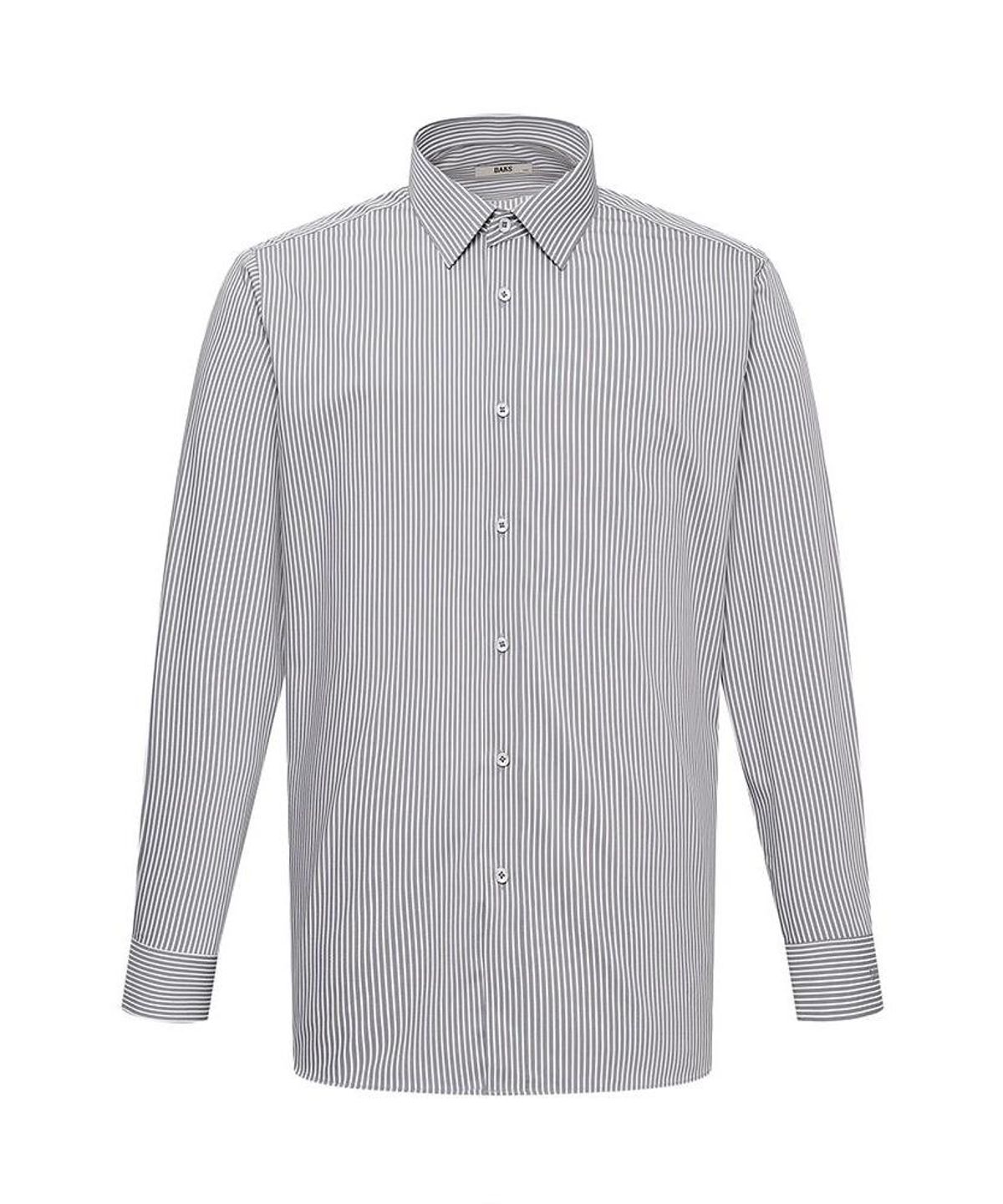 닥스셔츠(DAKS SHIRTS) 노케어 레이온혼방 스트라이프 셔츠 레귤러핏 그레이_DMA1SHDL121G1