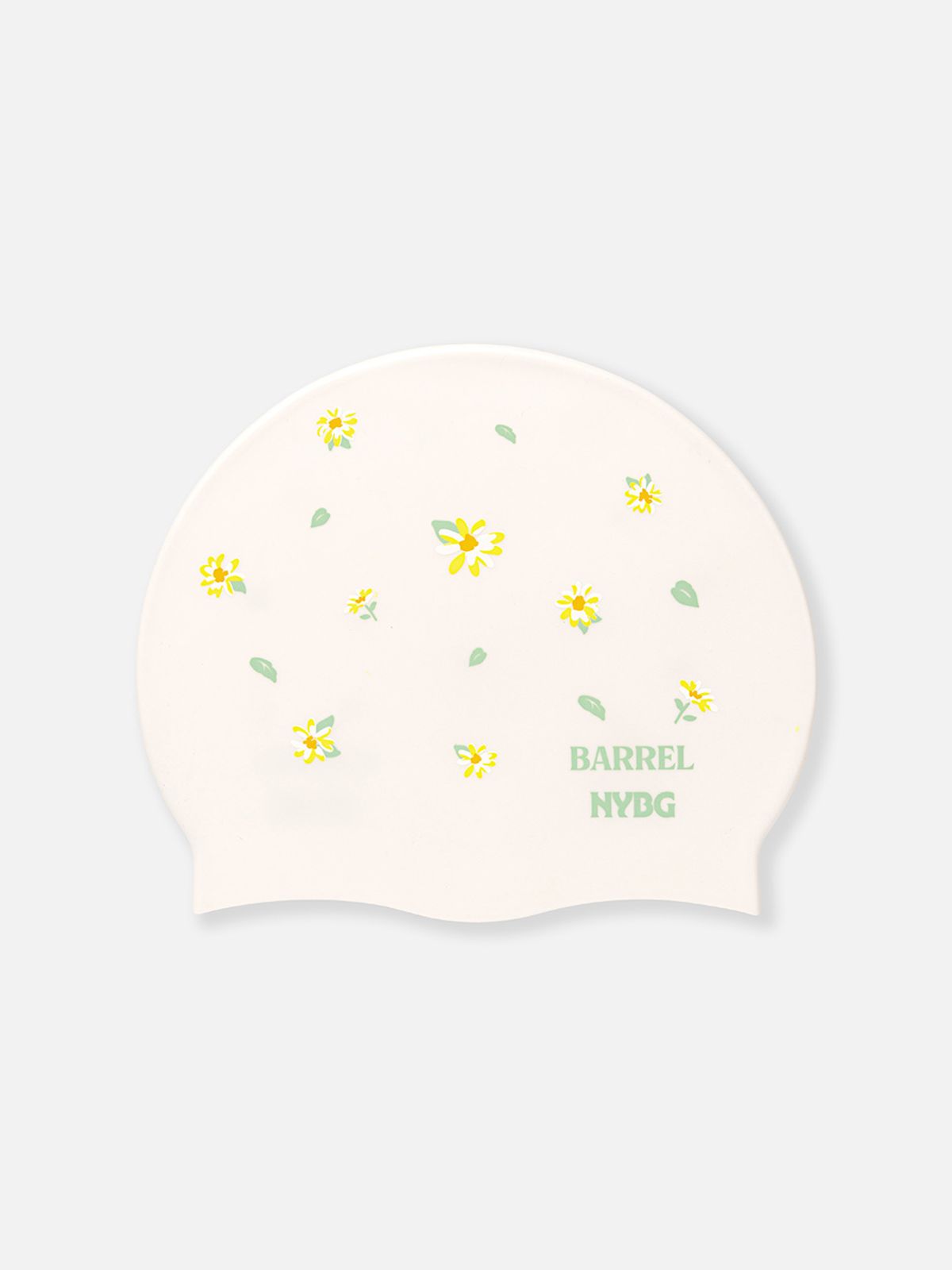 배럴(BARREL) NYBG 데이지 실리콘 스윔 캡 화이트 (B6SUASC116WHT)
