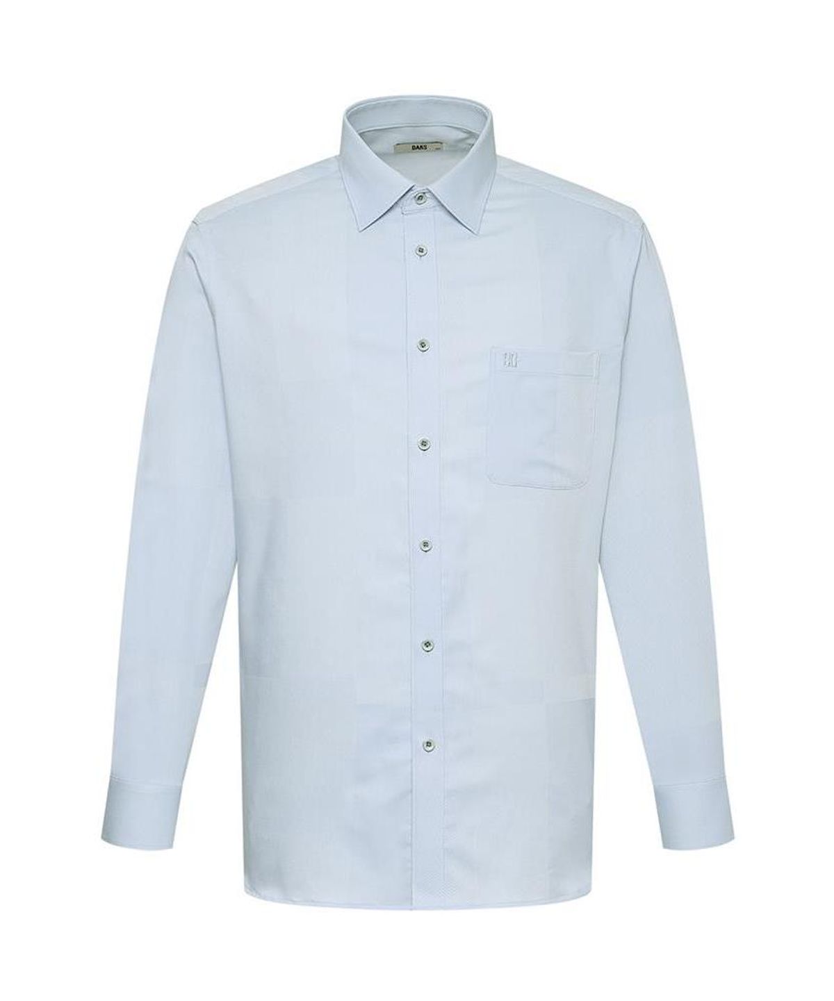 닥스셔츠(DAKS SHIRTS) 노케어 레이온혼방 솔리드 셔츠 레귤러핏 그레이_DMA1SHDL112G1
