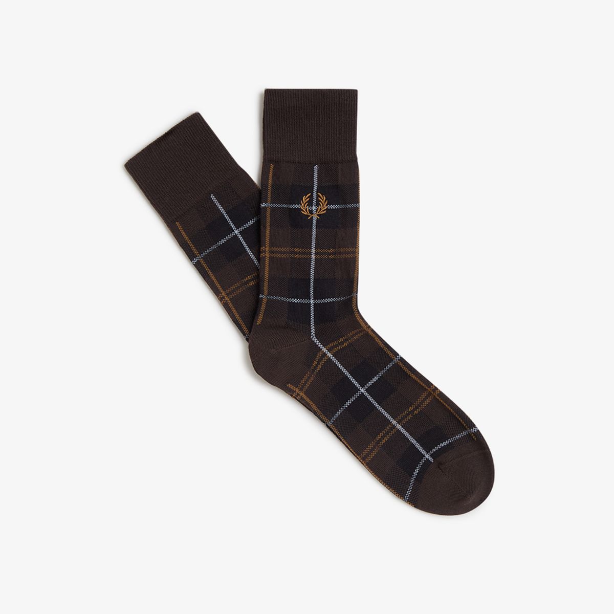 프레드페리(FRED PERRY) 타탄 삭스 - 리치브라운 CFPU2G33333-33C