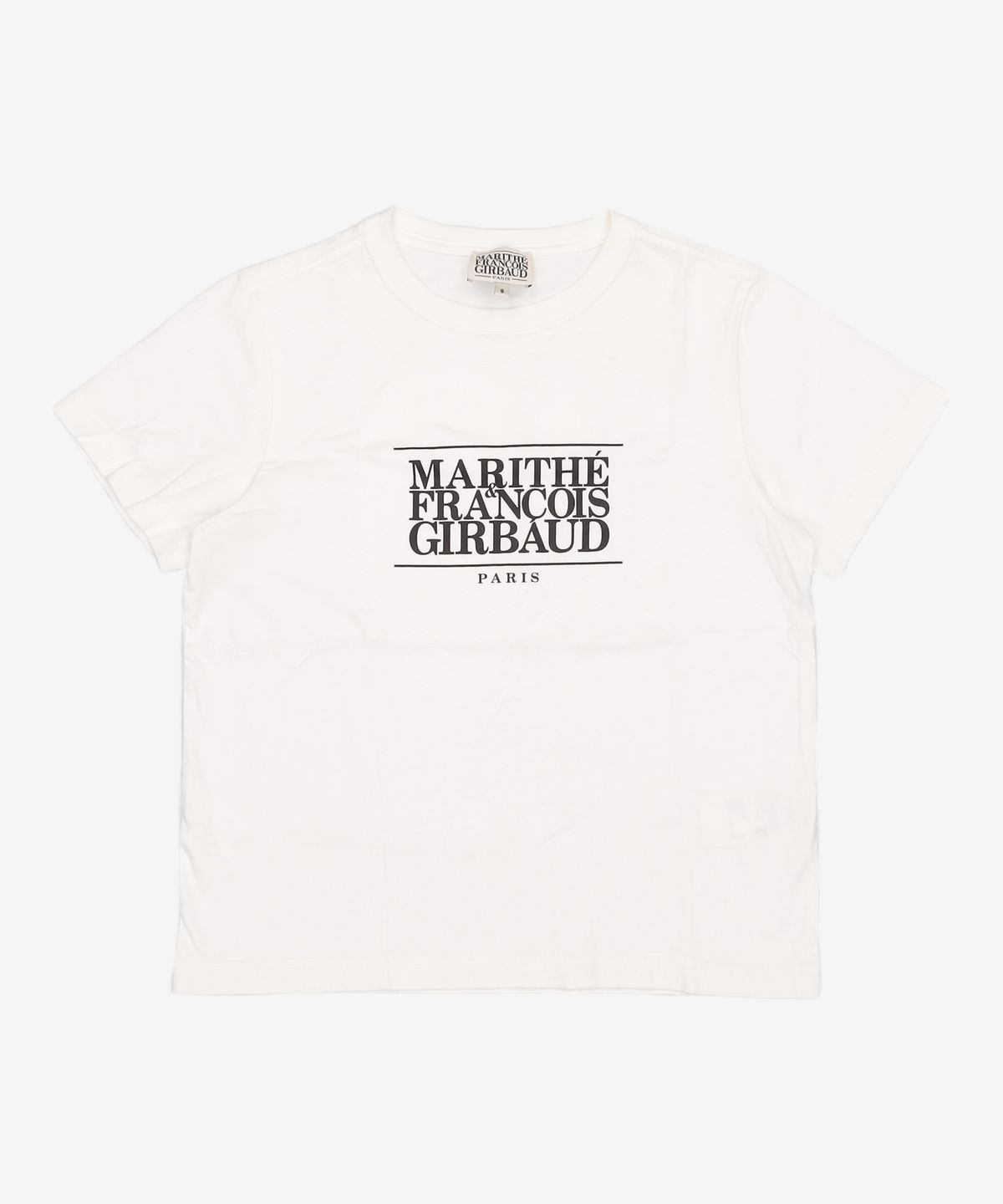 마리떼 프랑소와 저버(MARITHÉ + FRANҪOIS GIRBAUD) W CLASSIC LOGO TEE white S