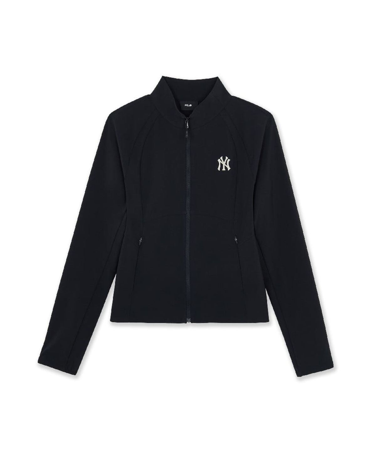 엠엘비(MLB) 여성 에슬레저 슬림핏 바람막이 NY (Black)
