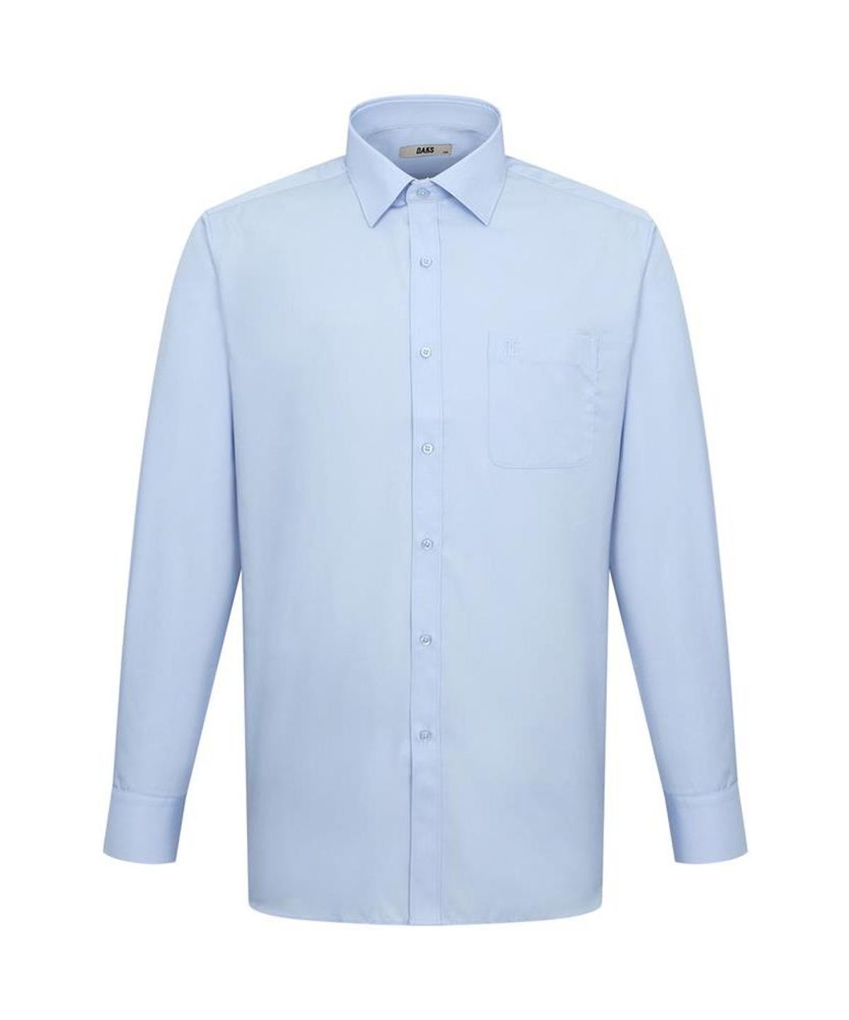 닥스셔츠(DAKS SHIRTS) 이지케어 폴리혼방 솔리드 셔츠 레귤러핏 블루_DLA2SHDL411B1