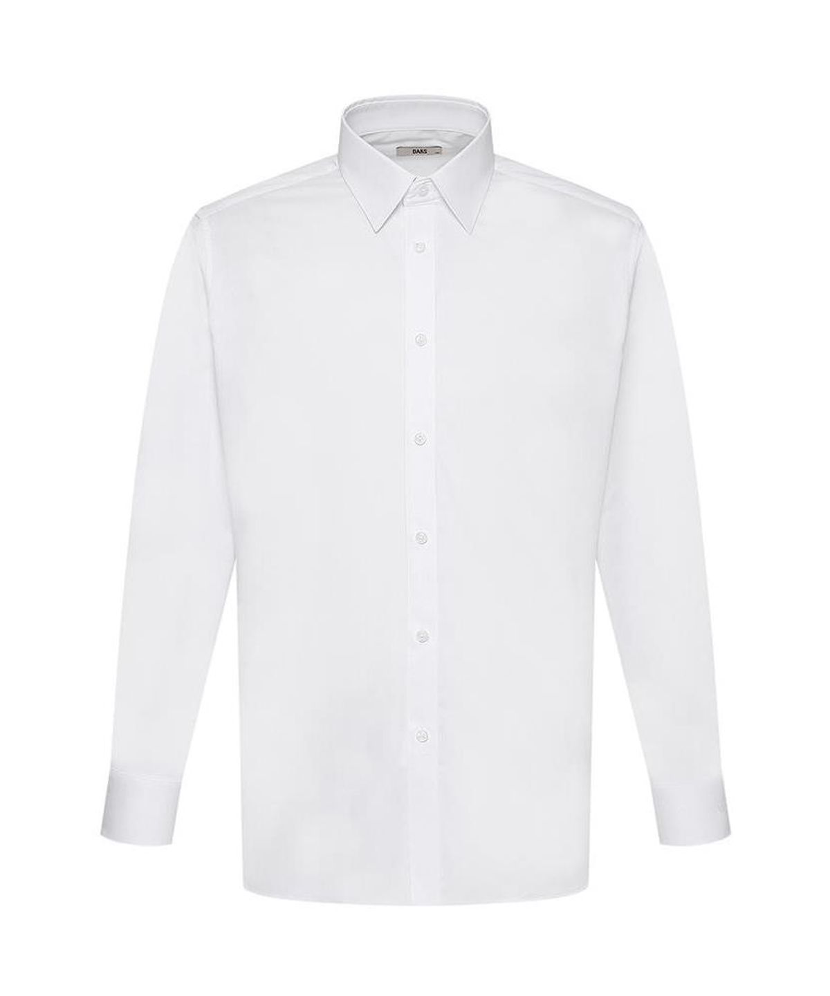닥스셔츠(DAKS SHIRTS) 노케어 레이온혼방 솔리드 셔츠 레귤러핏 화이트_DMA1SHDL107A1