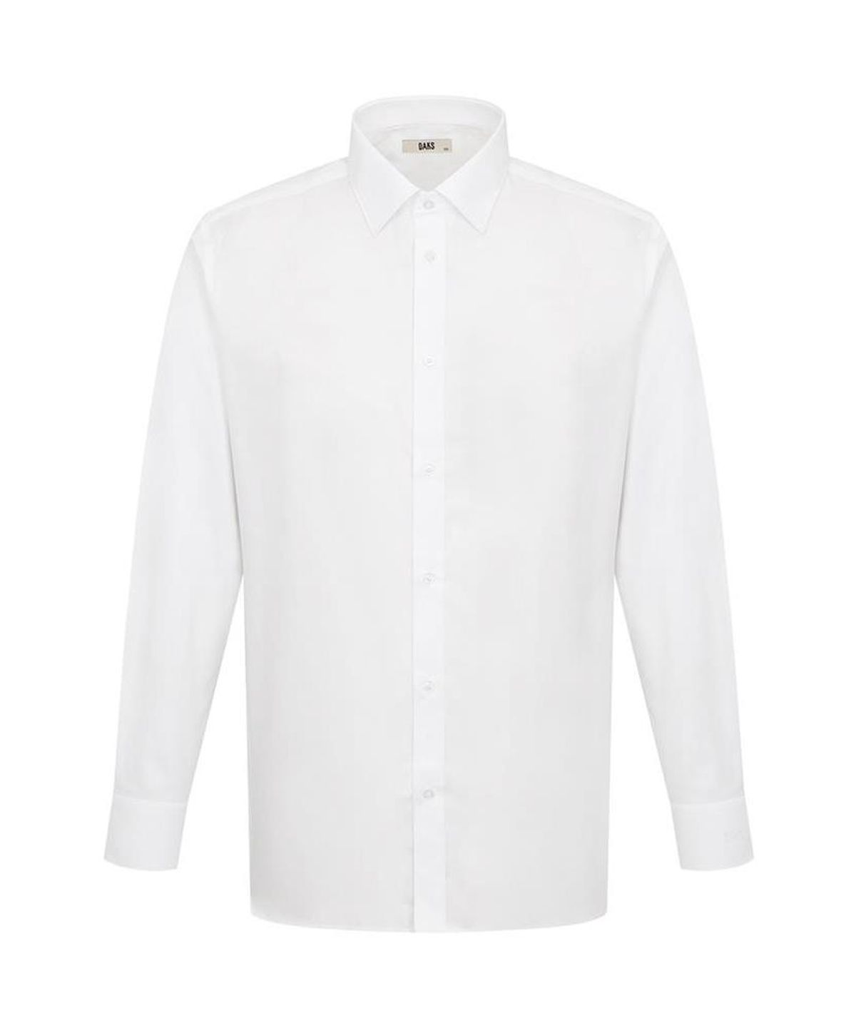 닥스셔츠(DAKS SHIRTS) 이지케어 면혼방 솔리드 셔츠 레귤러핏 화이트_DMA1SHDL102A1