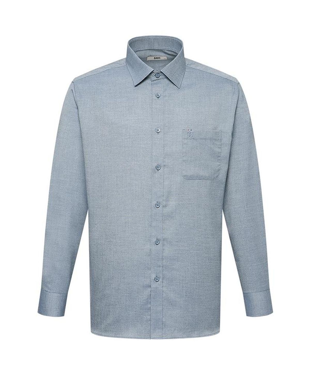 닥스셔츠(DAKS SHIRTS) 노케어 레이온혼방 솔리드 셔츠 레귤러핏 블루_DMA1SHDL106B1