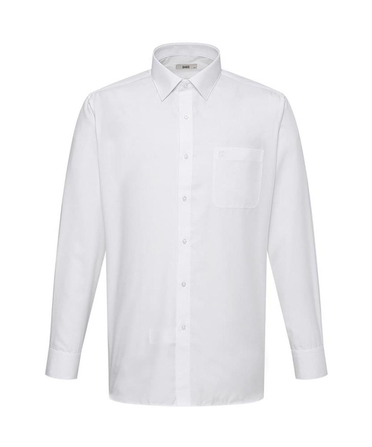 닥스셔츠(DAKS SHIRTS) 폴리혼방 솔리드 셔츠 레귤러핏 화이트_DLA2SHDL401A1
