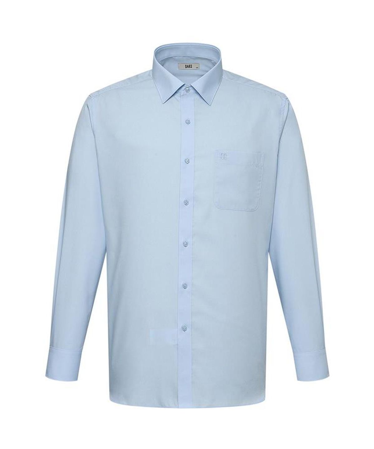 닥스셔츠(DAKS SHIRTS) 폴리혼방 솔리드 셔츠 레귤러핏 블루_DLA2SHDL401B1