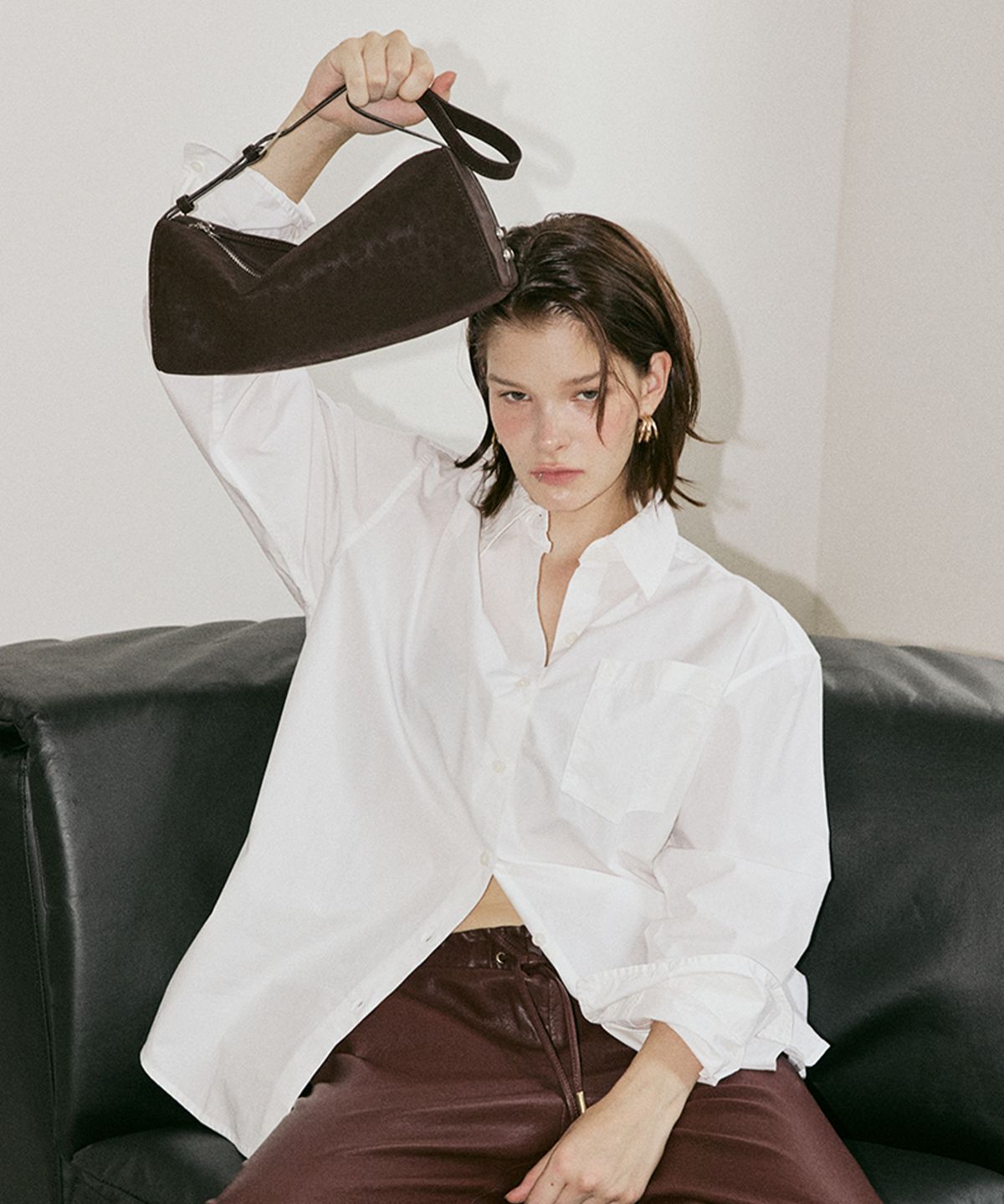 레이몬트(RAIMENT) Plia Bag_BROWN