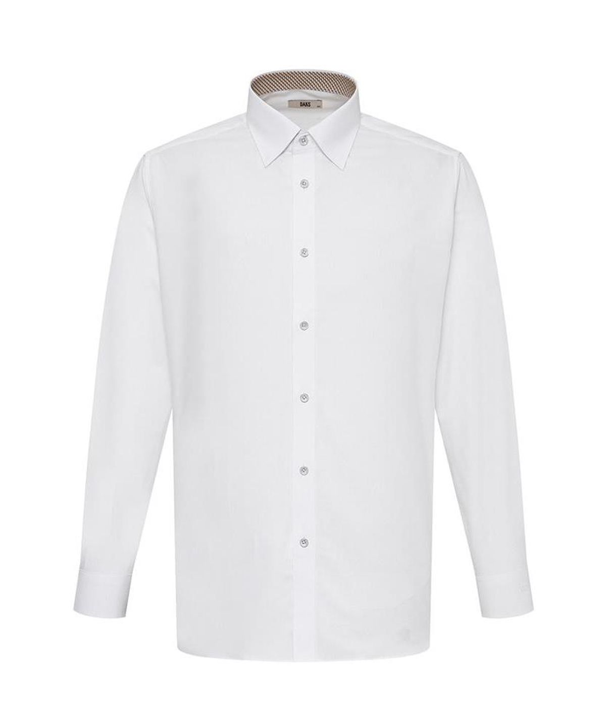 닥스셔츠(DAKS SHIRTS) 노케어 레이온혼방 솔리드 셔츠 레귤러핏 화이트_DMA1SHDL113A1