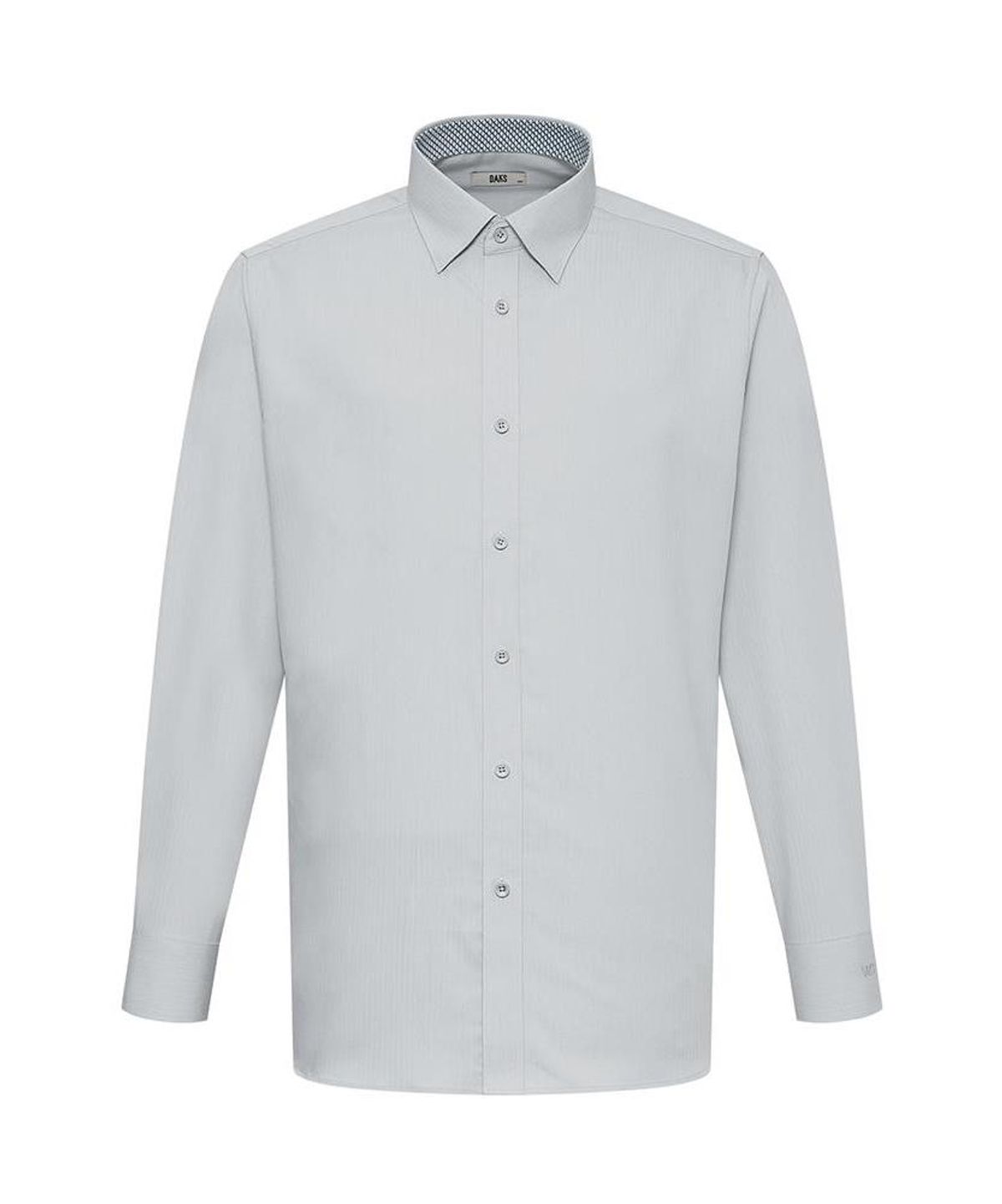 닥스셔츠(DAKS SHIRTS) 노케어 레이온혼방 솔리드 셔츠 레귤러핏 그레이_DMA1SHDL113G1